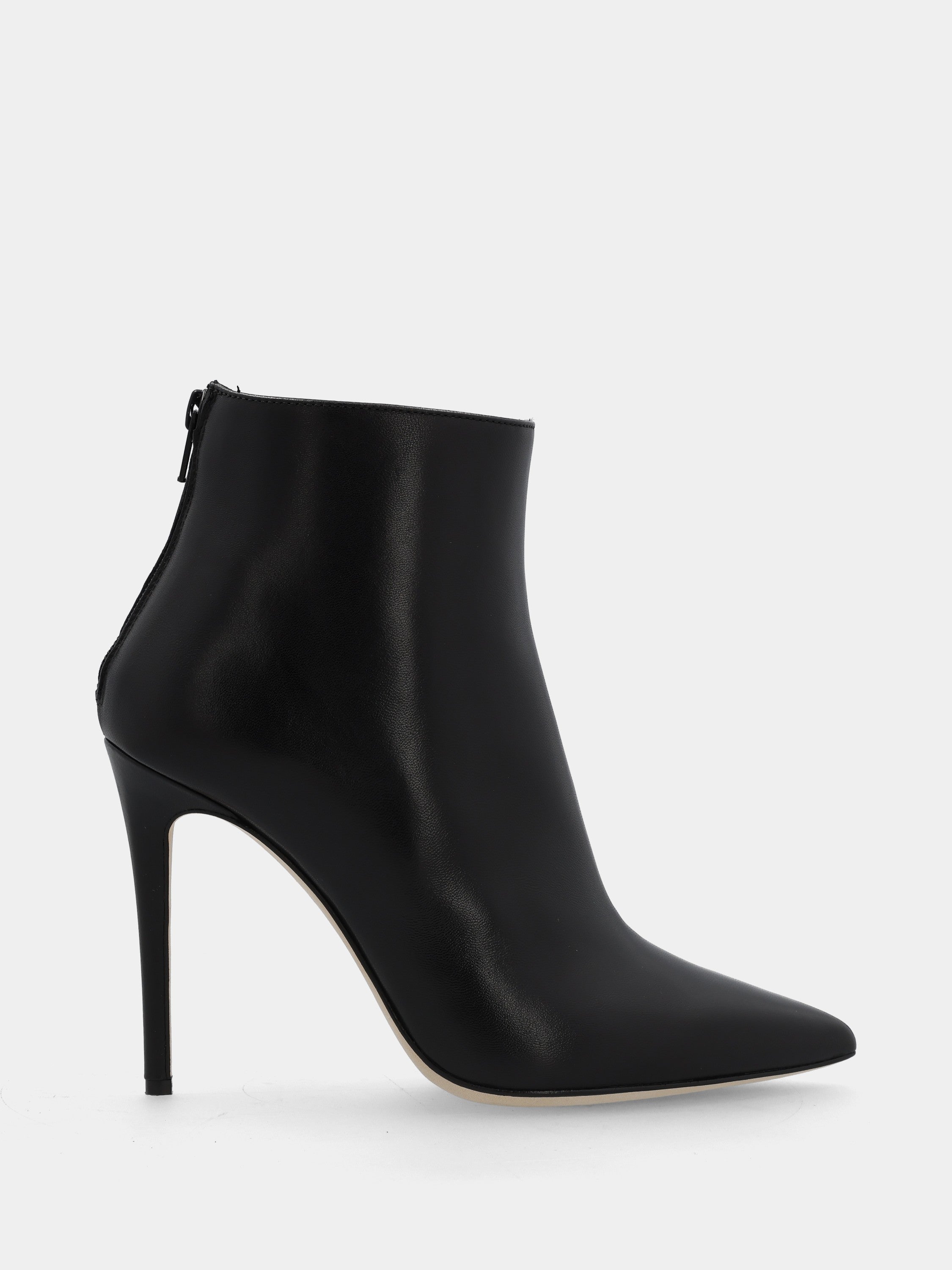 Sandalo monoblocco in vitello rosso con fascia ripiegata