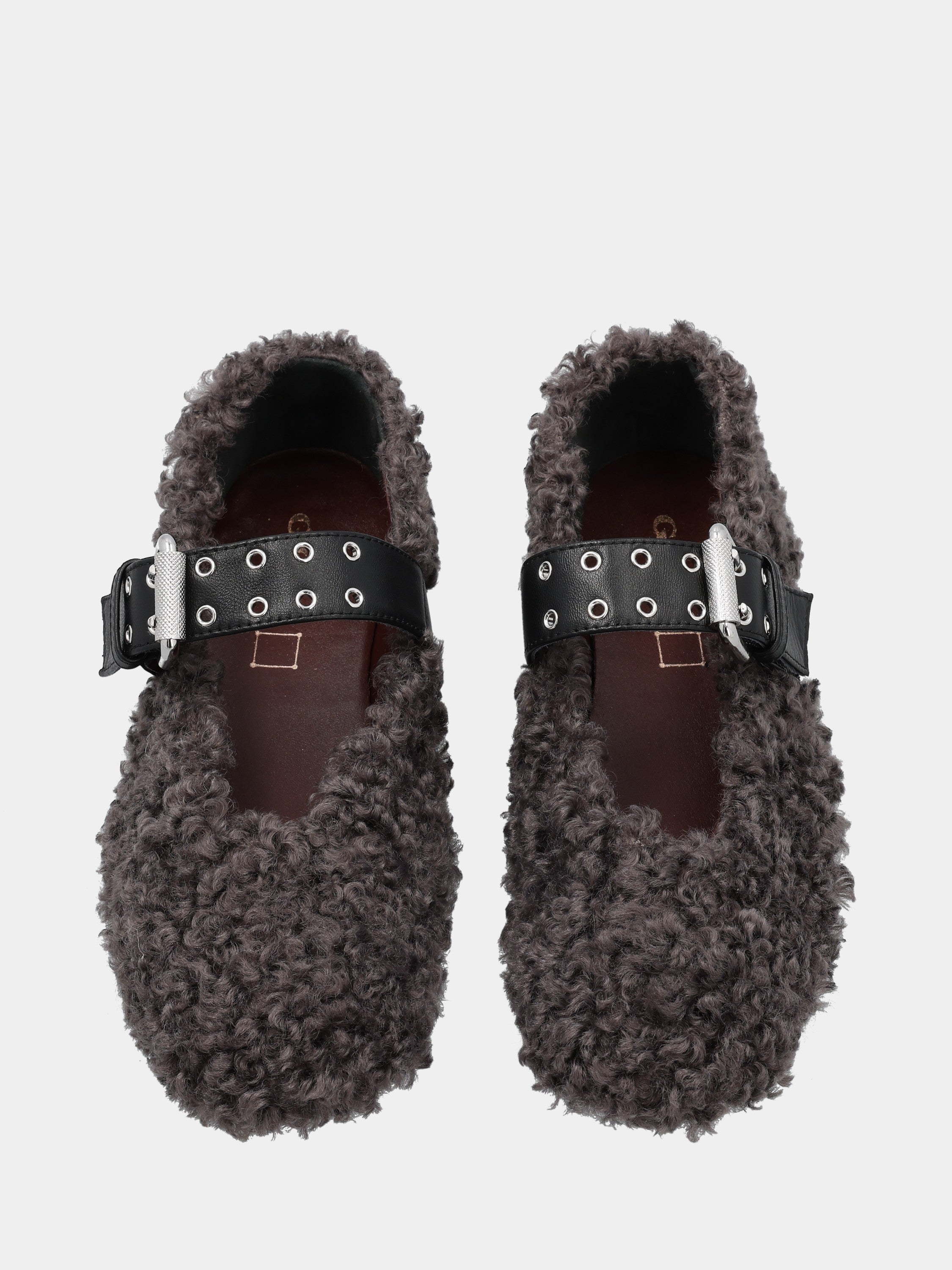 Sandalo monoblocco in vitello rosso con fascia ripiegata