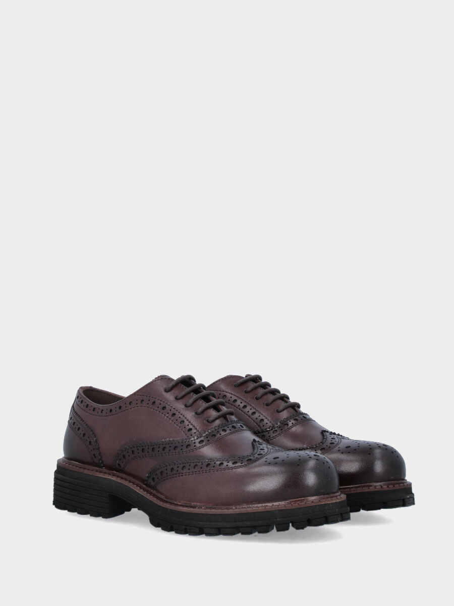Sandalo monoblocco in vitello rosso con fascia ripiegata