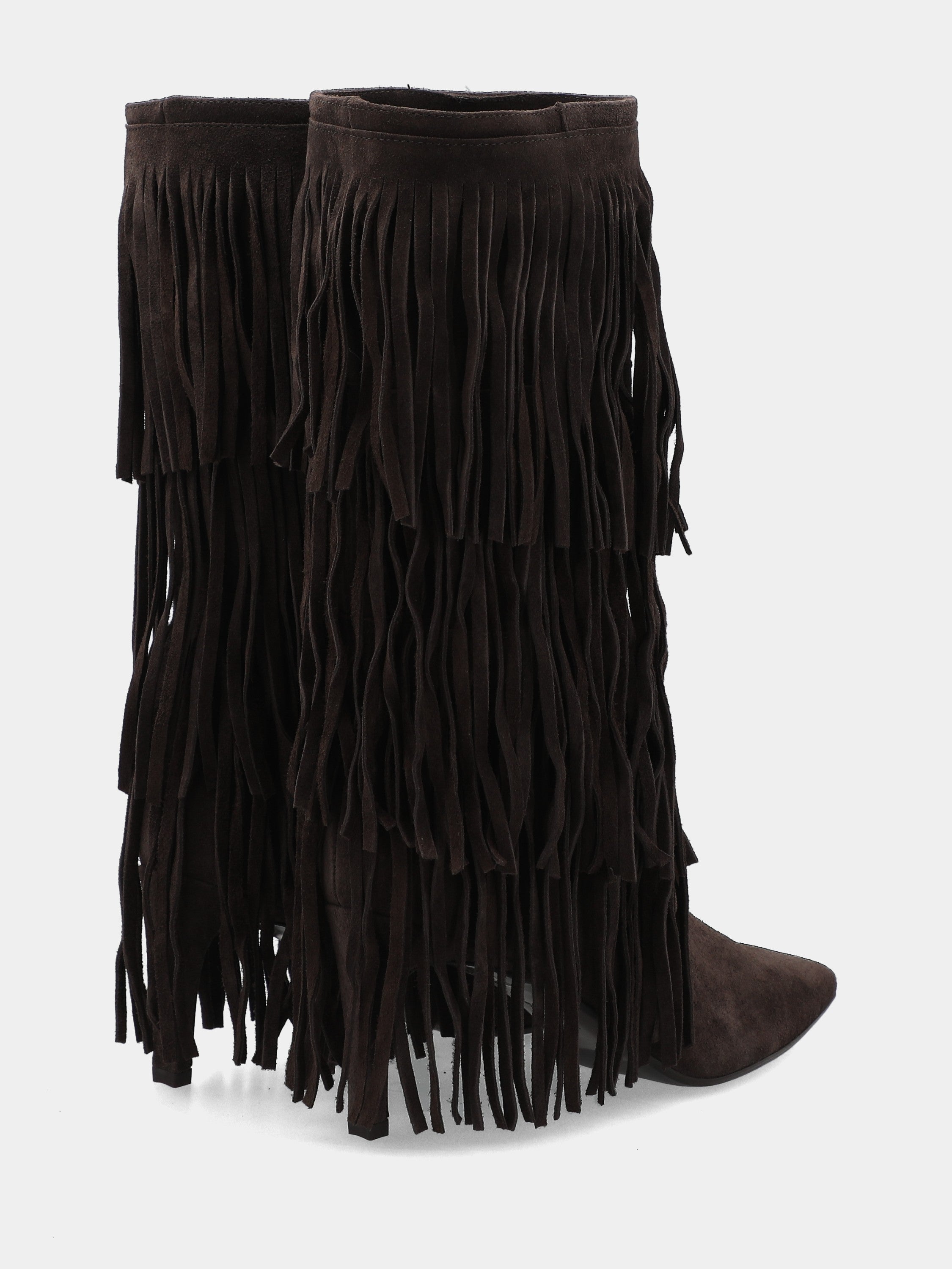 Sandalo monoblocco in vitello rosso con fascia ripiegata