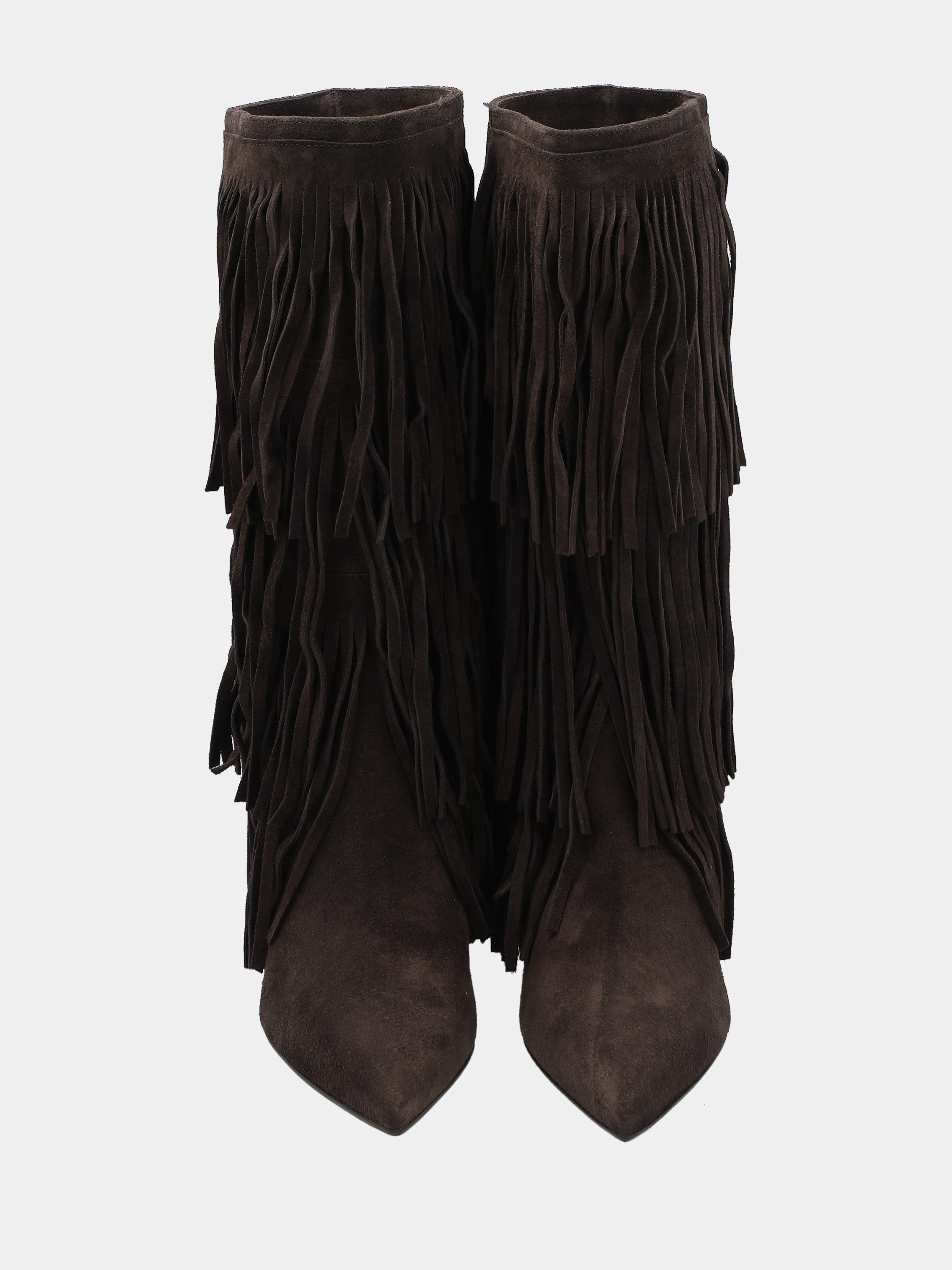 Sandalo monoblocco in vitello rosso con fascia ripiegata