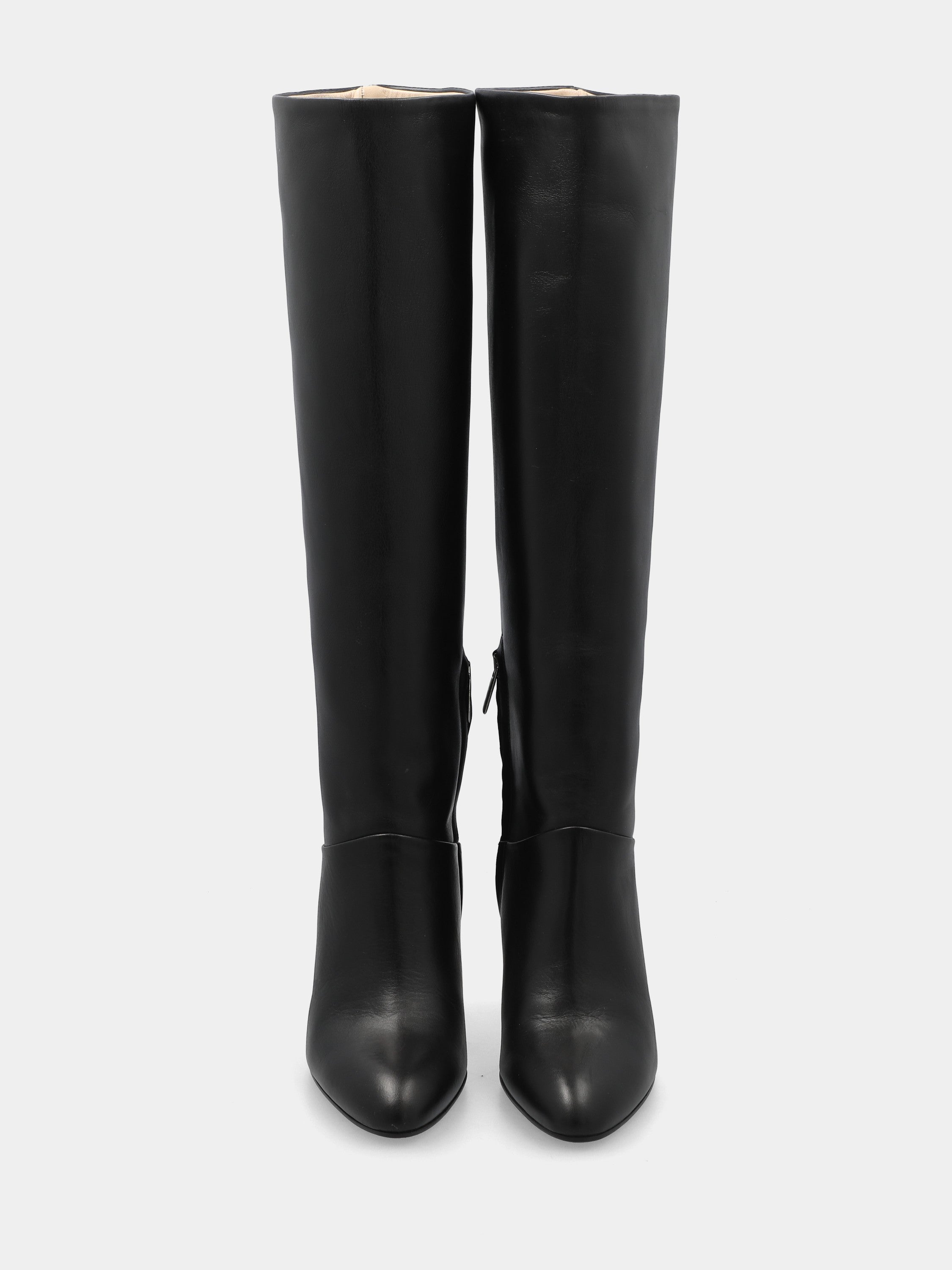 Sandalo monoblocco in vitello rosso con fascia ripiegata