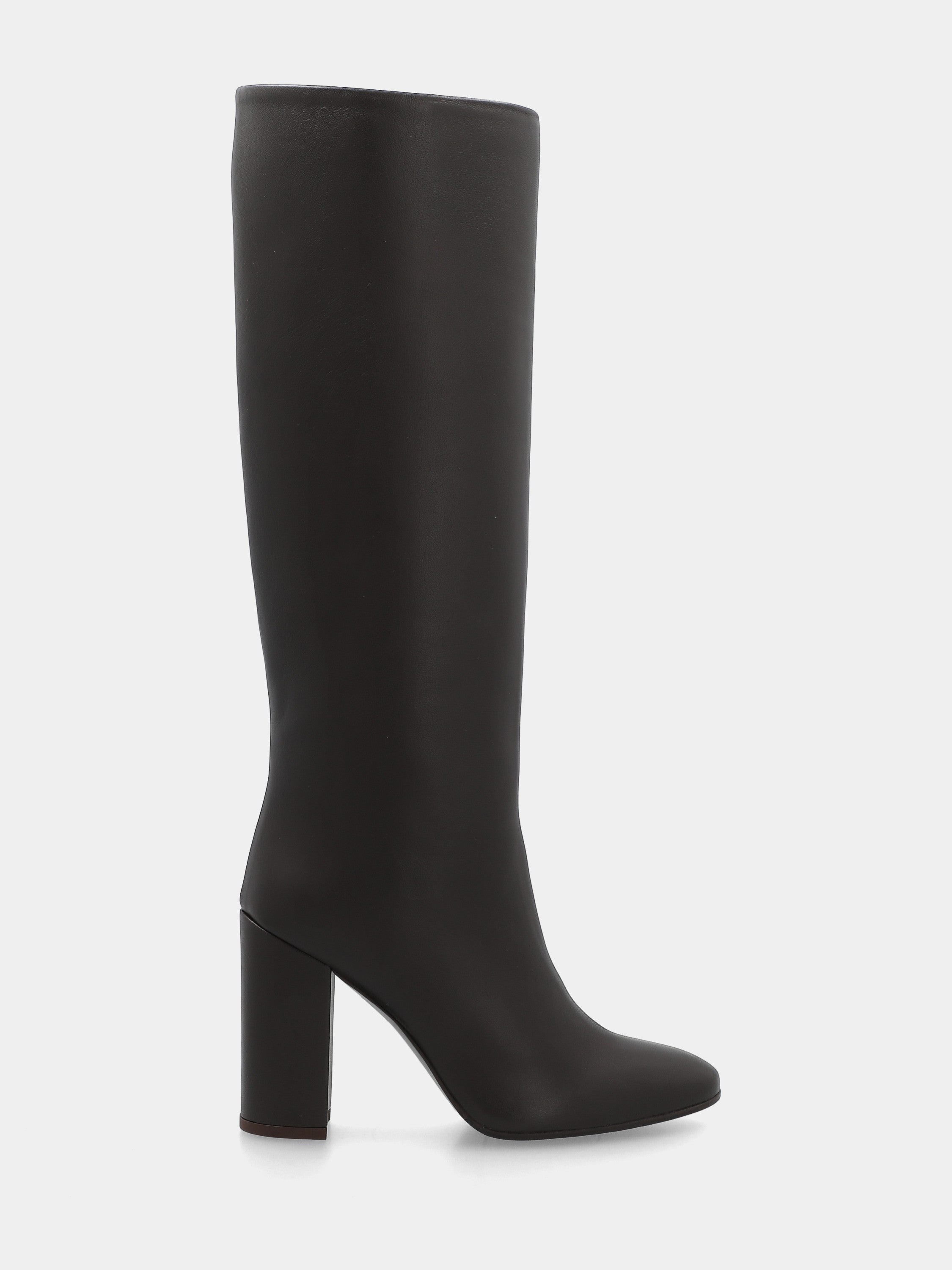 Sandalo monoblocco in vitello rosso con fascia ripiegata