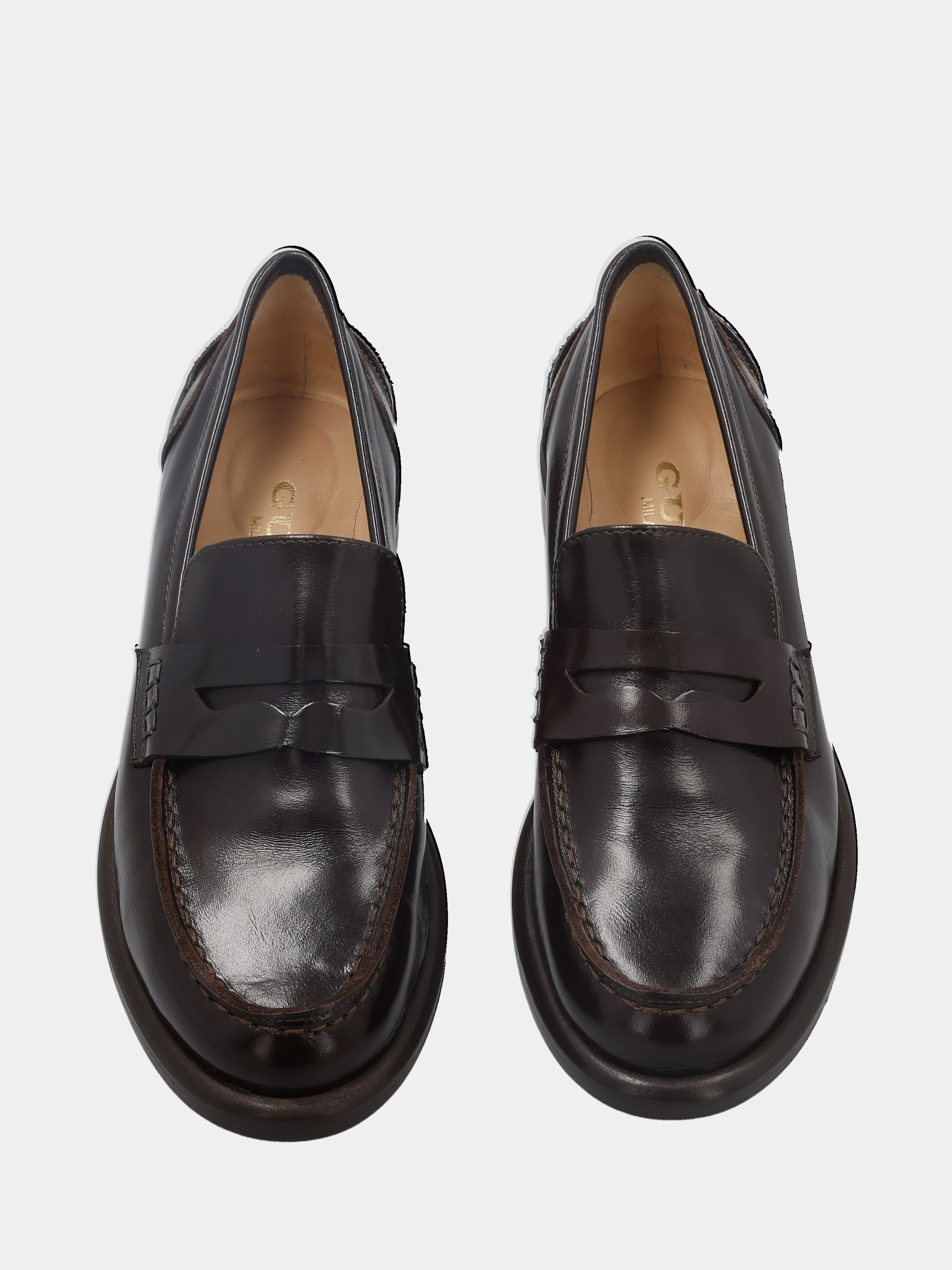 Sandalo monoblocco in vitello rosso con fascia ripiegata