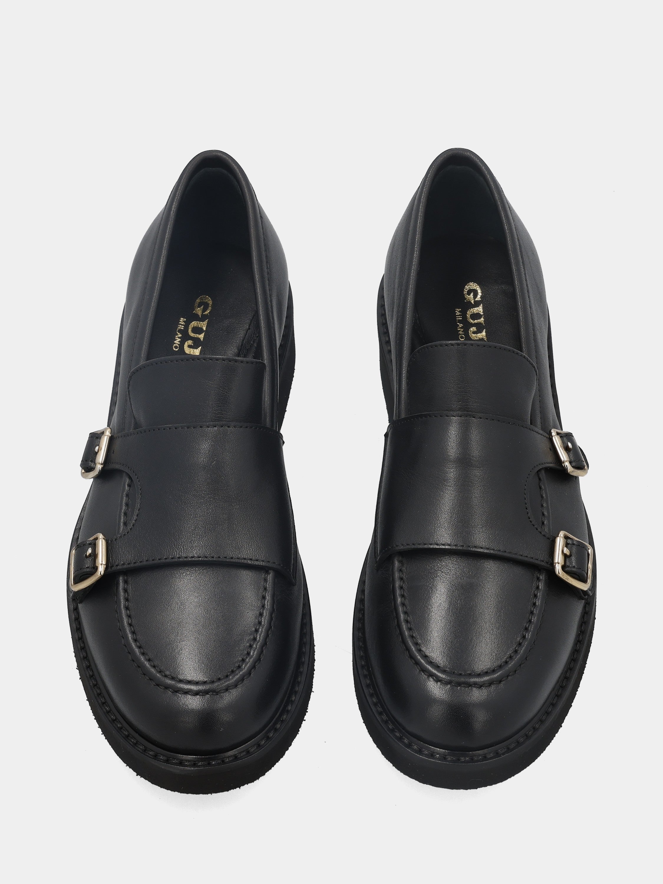 Sandalo monoblocco in vitello rosso con fascia ripiegata