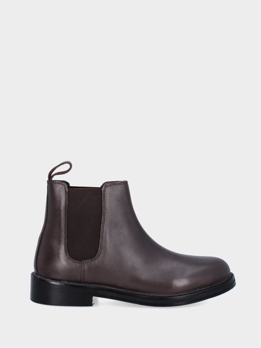 Sandalo monoblocco in vitello rosso con fascia ripiegata