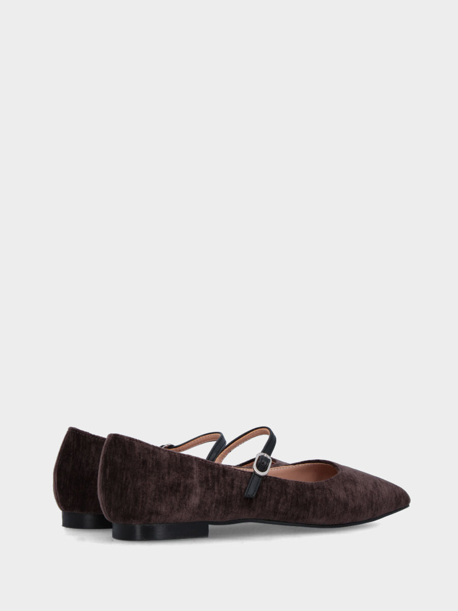 Sandalo monoblocco in vitello rosso con fascia ripiegata