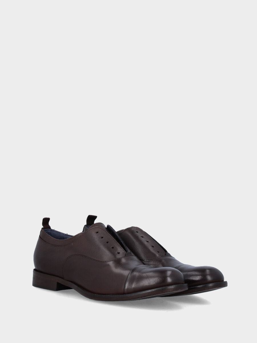 Sandalo monoblocco in vitello rosso con fascia ripiegata
