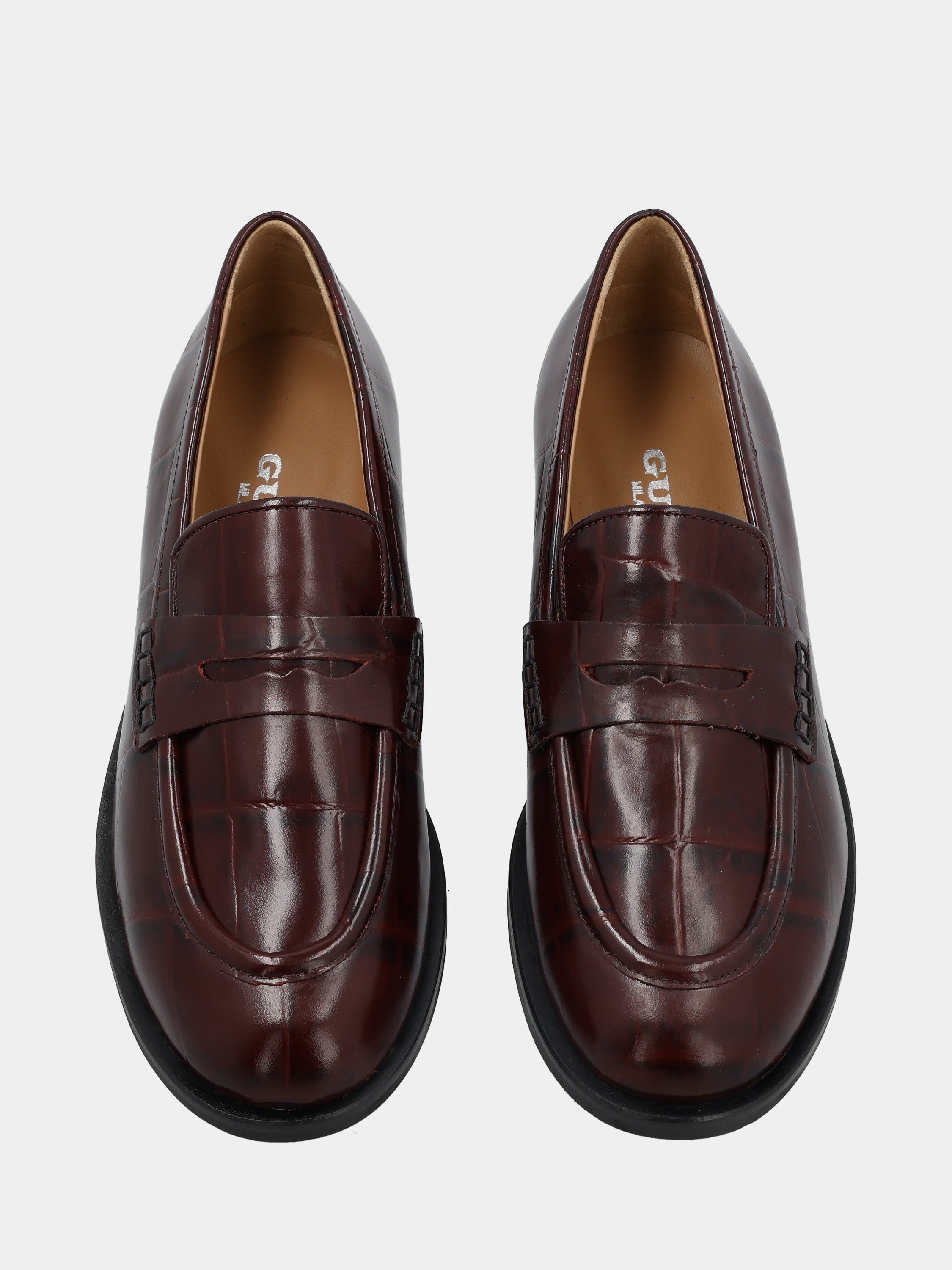 Sandalo monoblocco in vitello rosso con fascia ripiegata