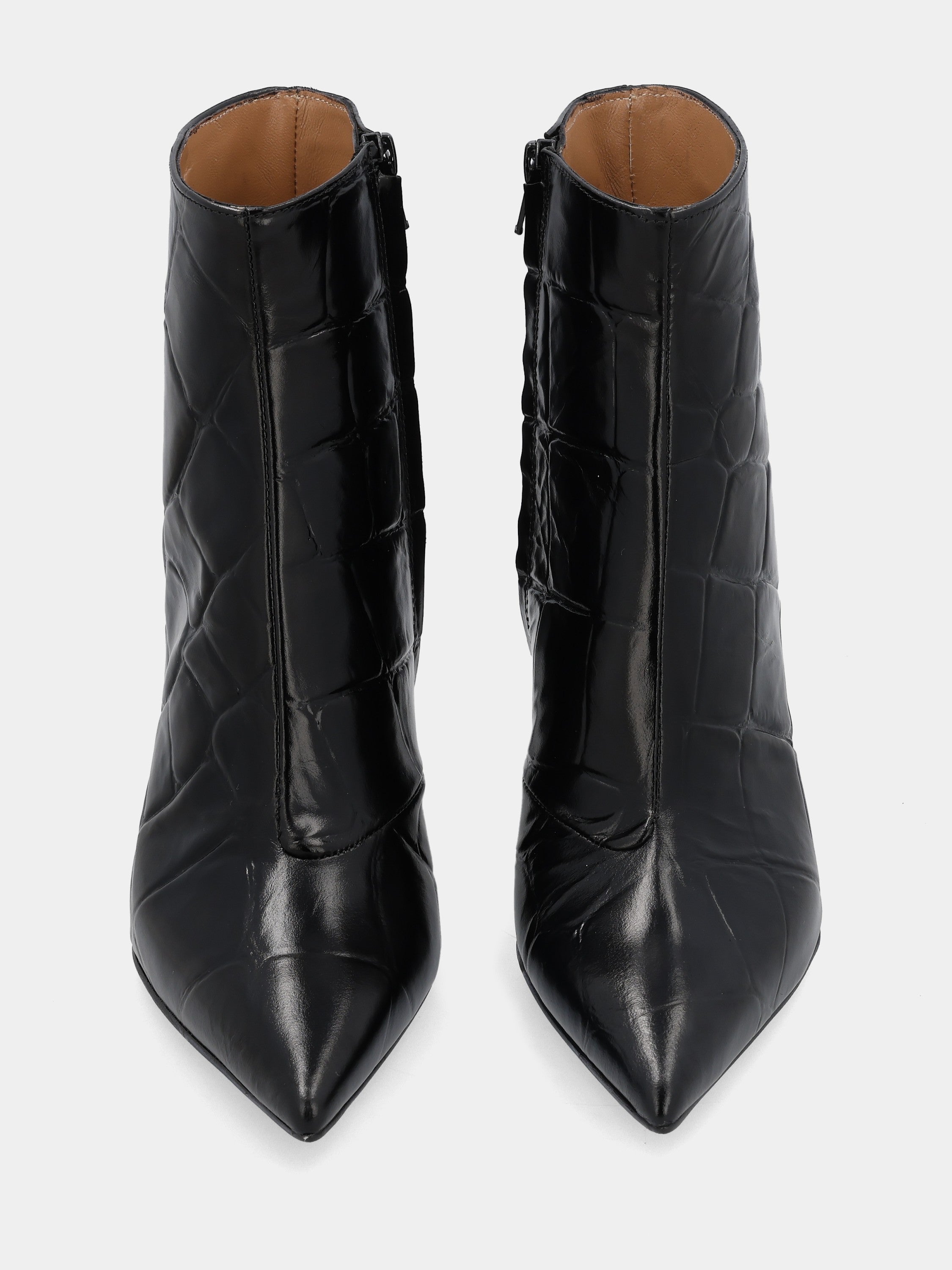 Sandalo monoblocco in vitello rosso con fascia ripiegata