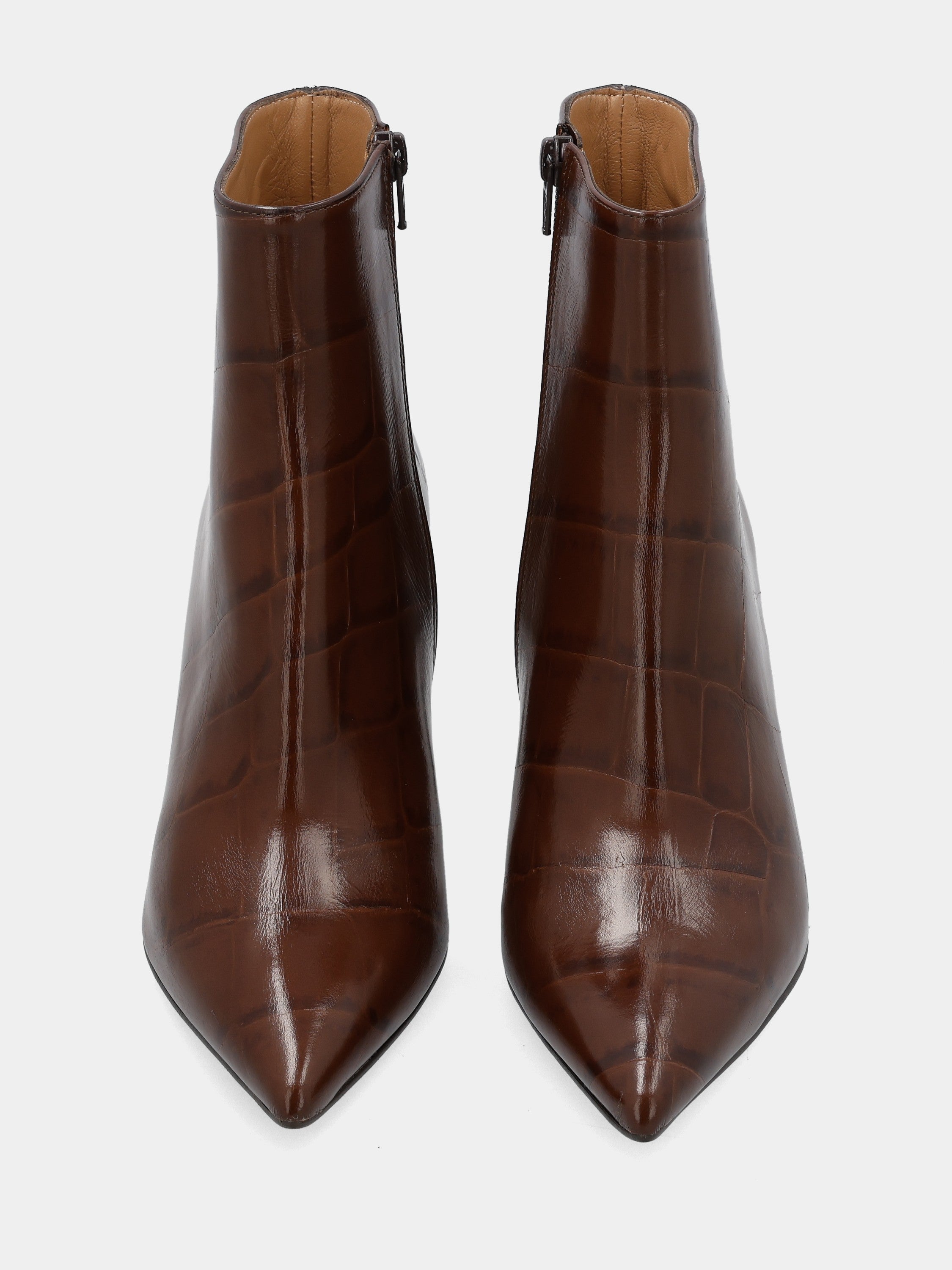 Sandalo monoblocco in vitello rosso con fascia ripiegata