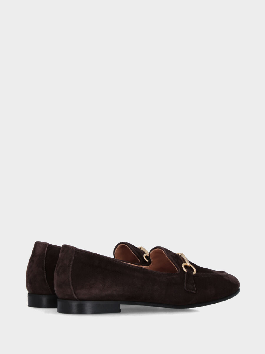 Sandalo monoblocco in vitello rosso con fascia ripiegata