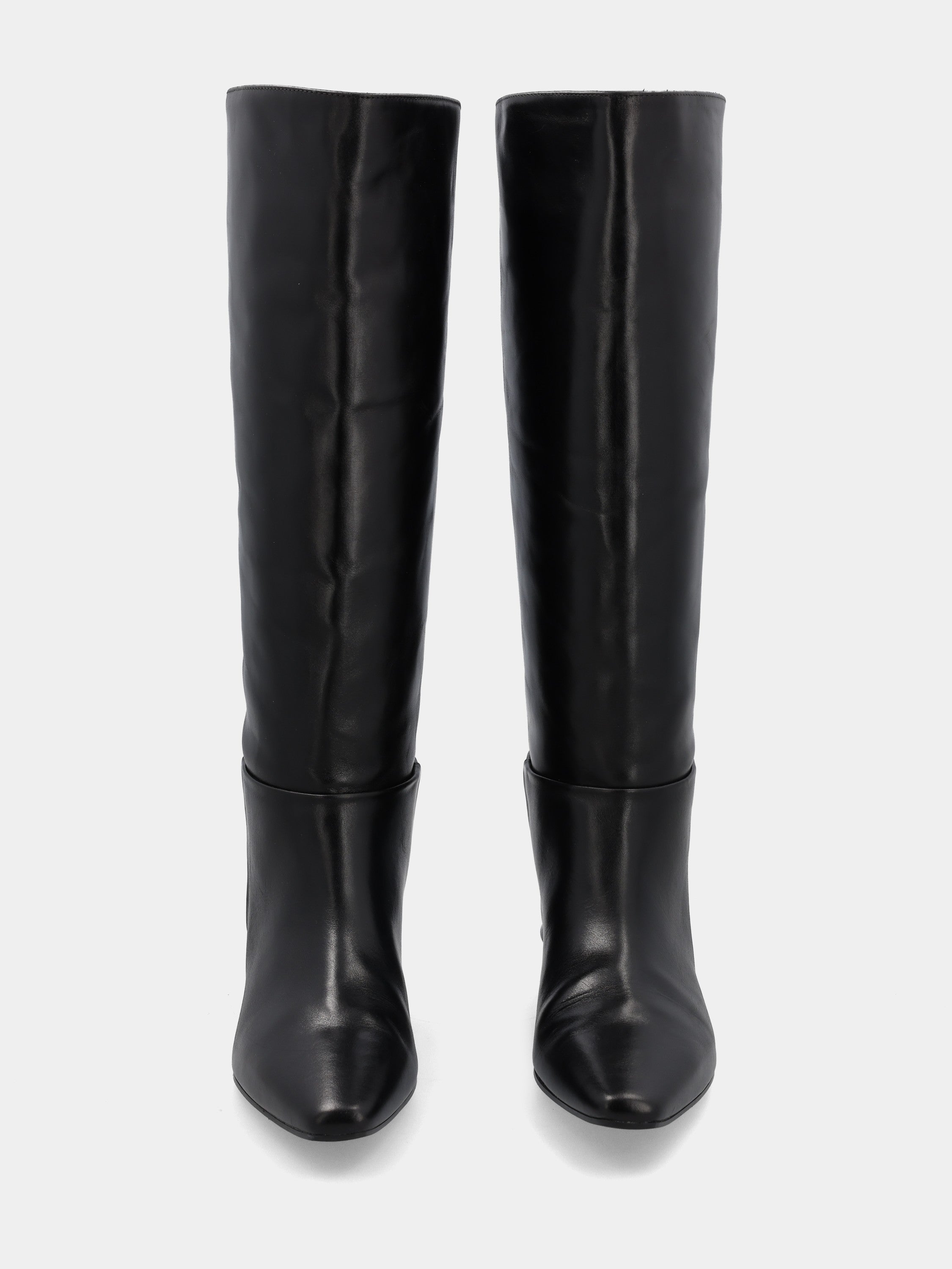 Sandalo monoblocco in vitello rosso con fascia ripiegata