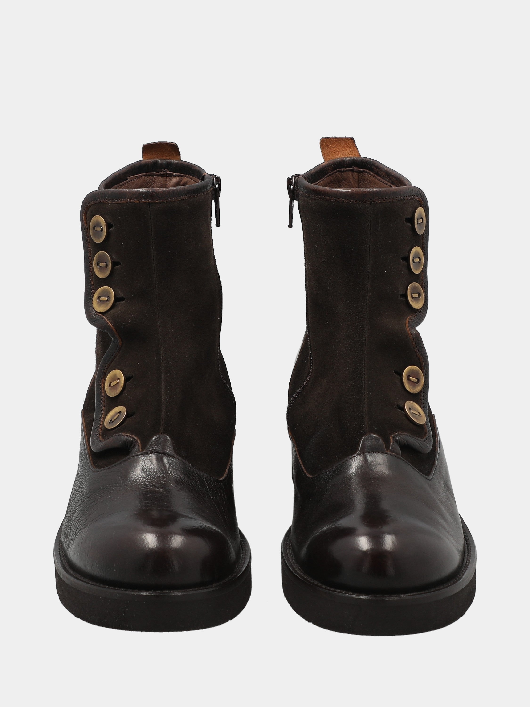 Sandalo monoblocco in vitello rosso con fascia ripiegata