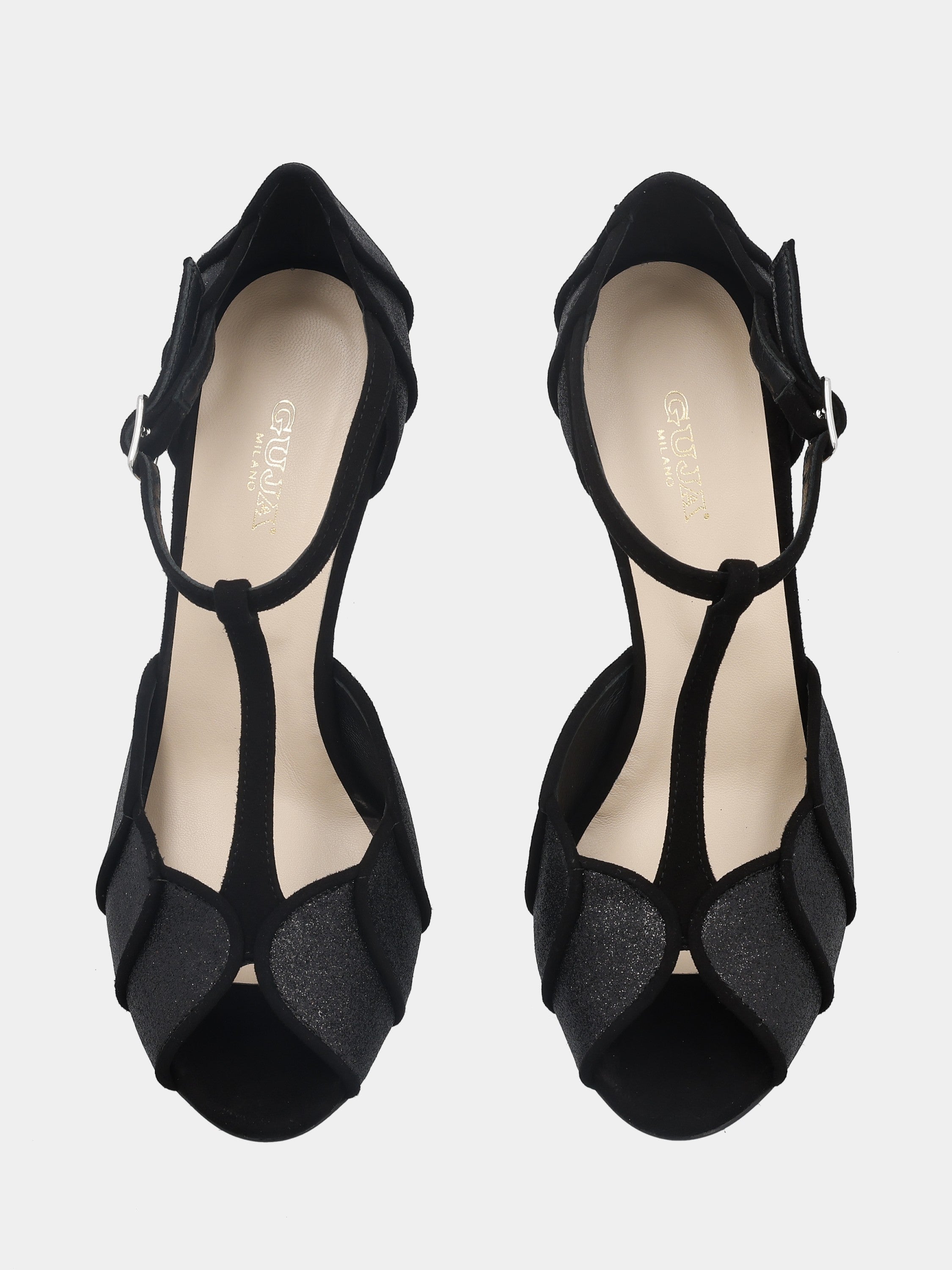 Sandalo monoblocco in vitello rosso con fascia ripiegata