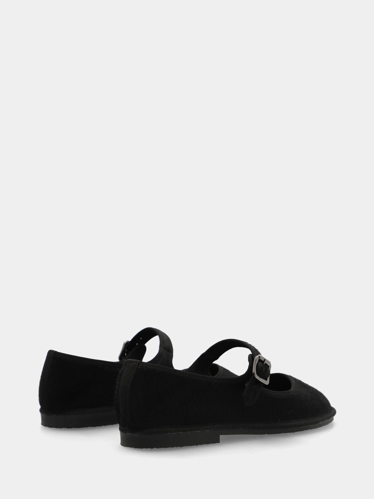 Ballerina mary jane in cavallino nero