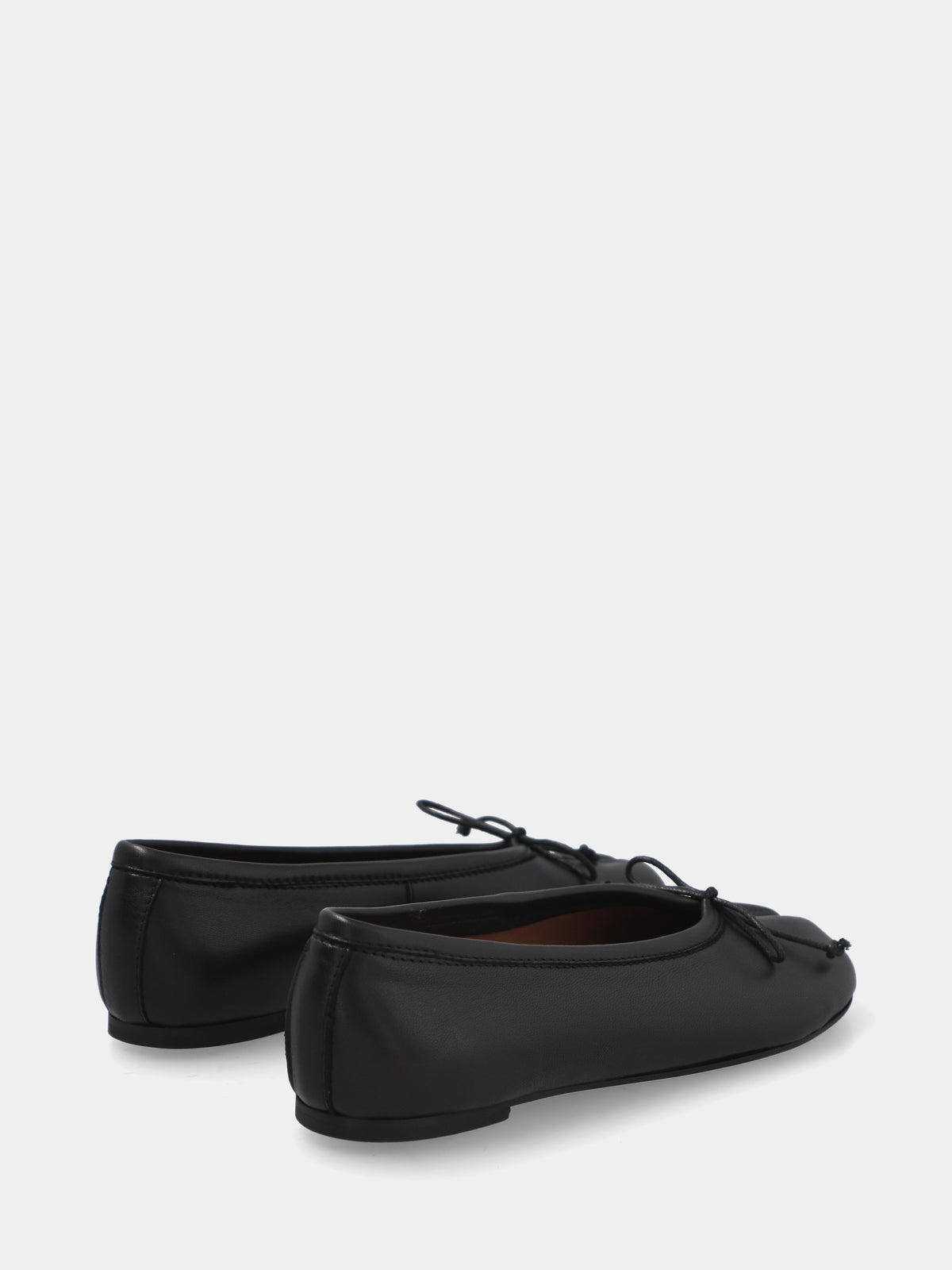 Ballerina tabi in nappa nera