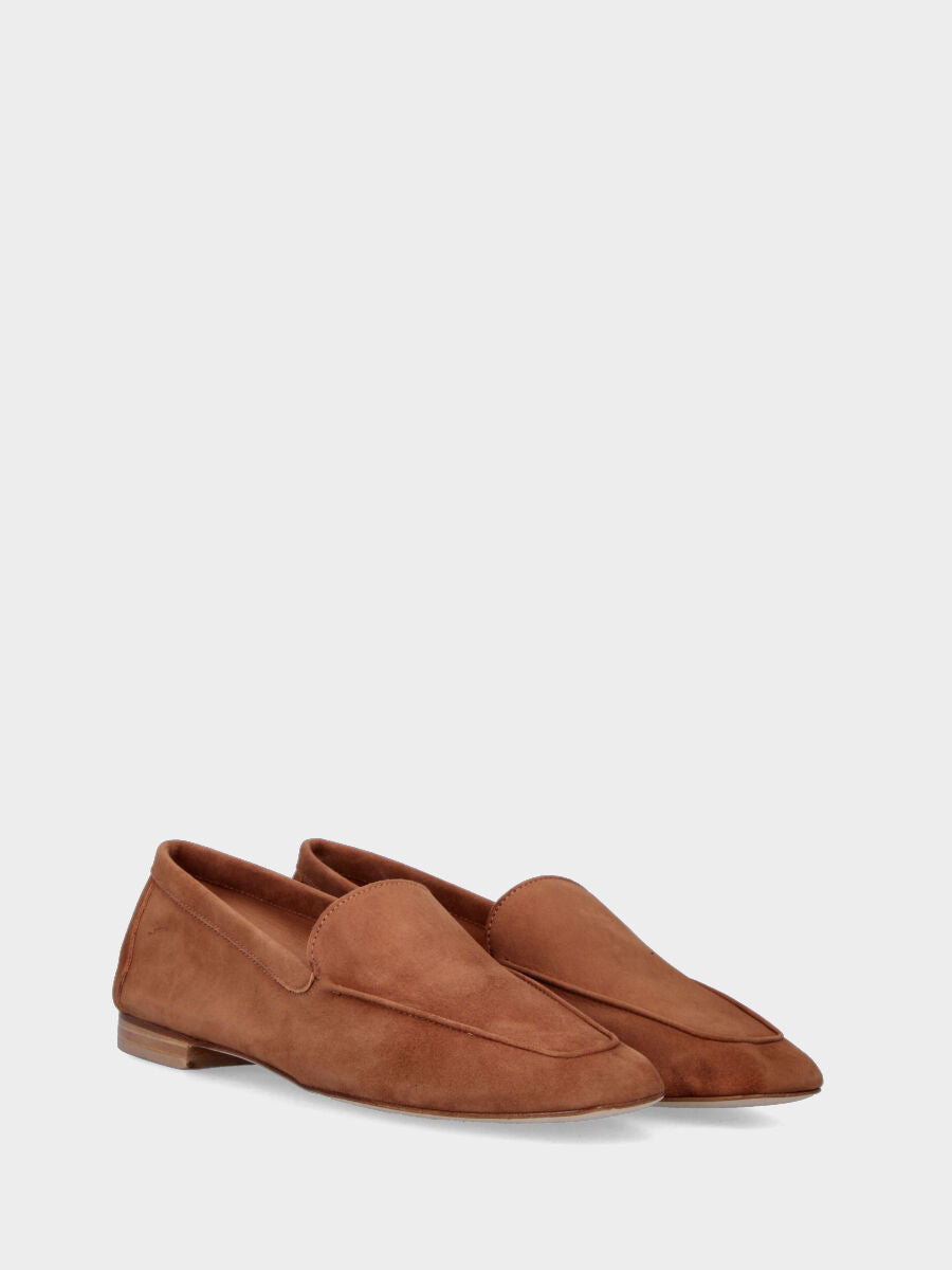 Sandalo monoblocco in vitello rosso con fascia ripiegata