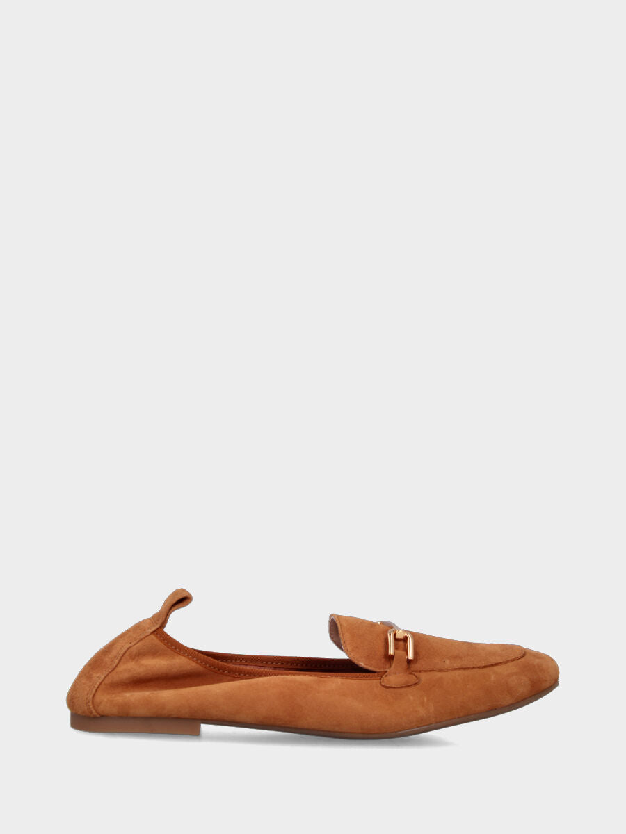 Sandalo monoblocco in vitello rosso con fascia ripiegata