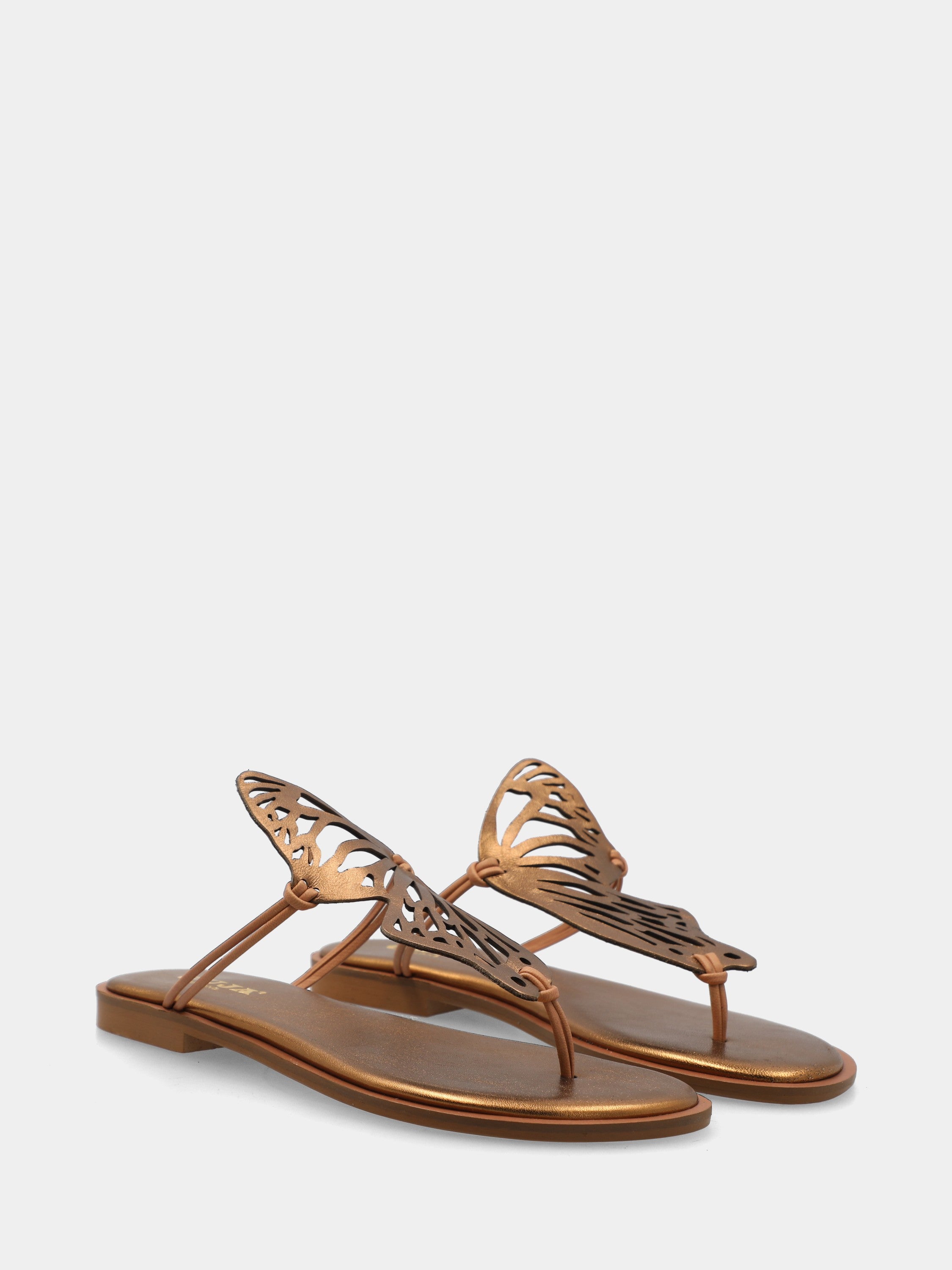 Infradito in laminato bronzo taglio laser