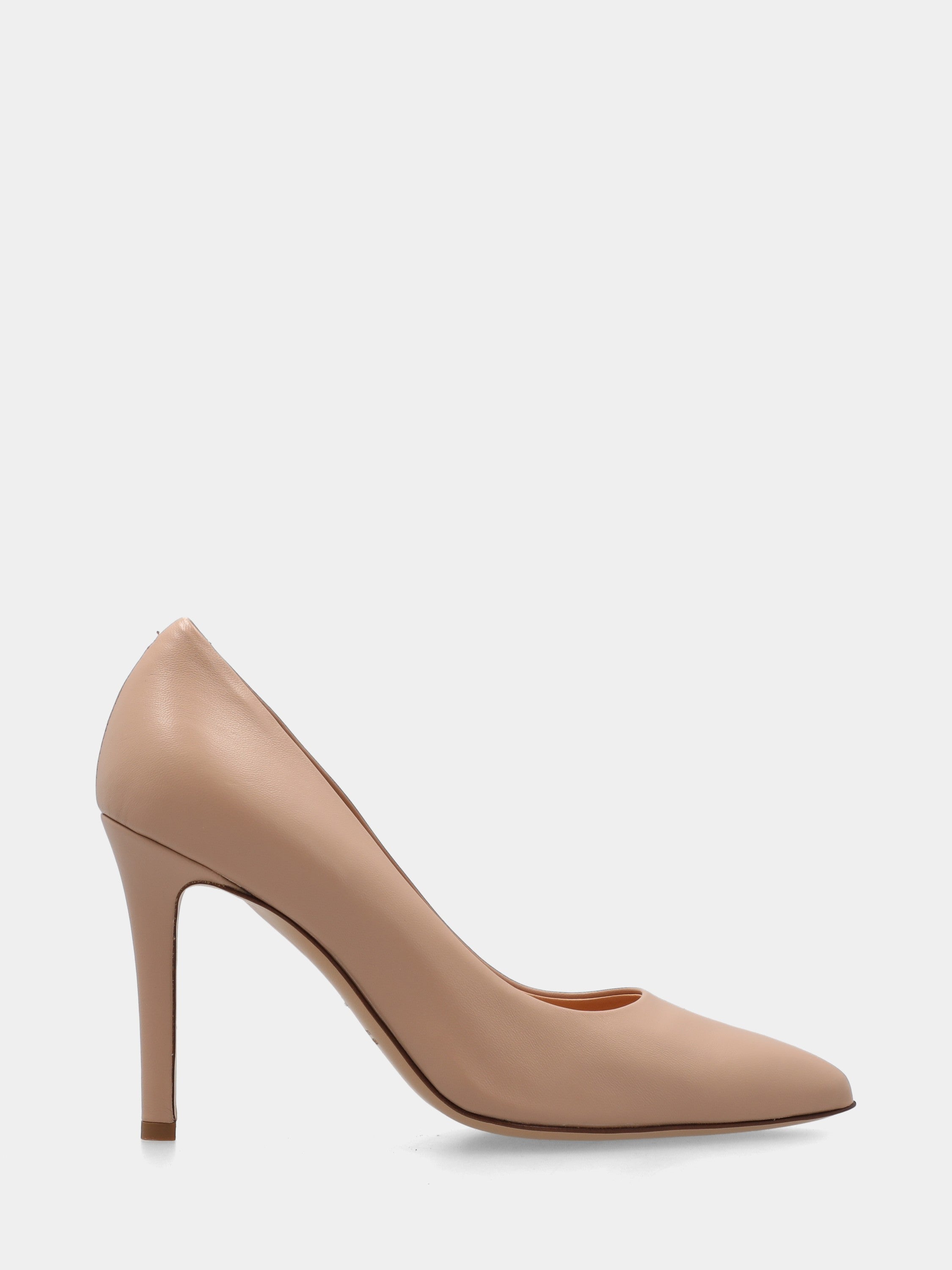 Sacchetto-constructed beige nappa Pumps with 90mm stiletto