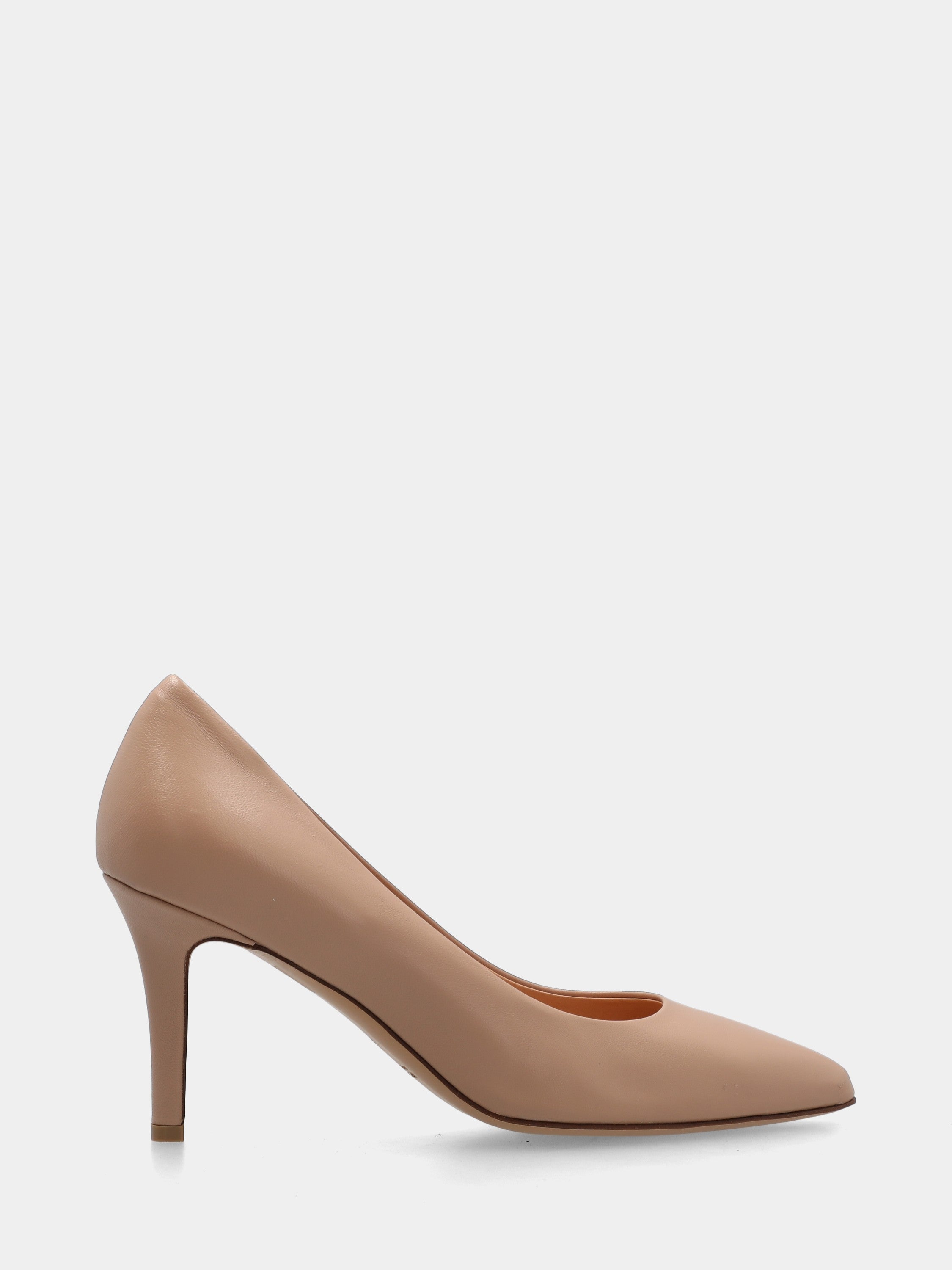 Sacchetto-constructed beige nappa Pumps with 75mm tail heel