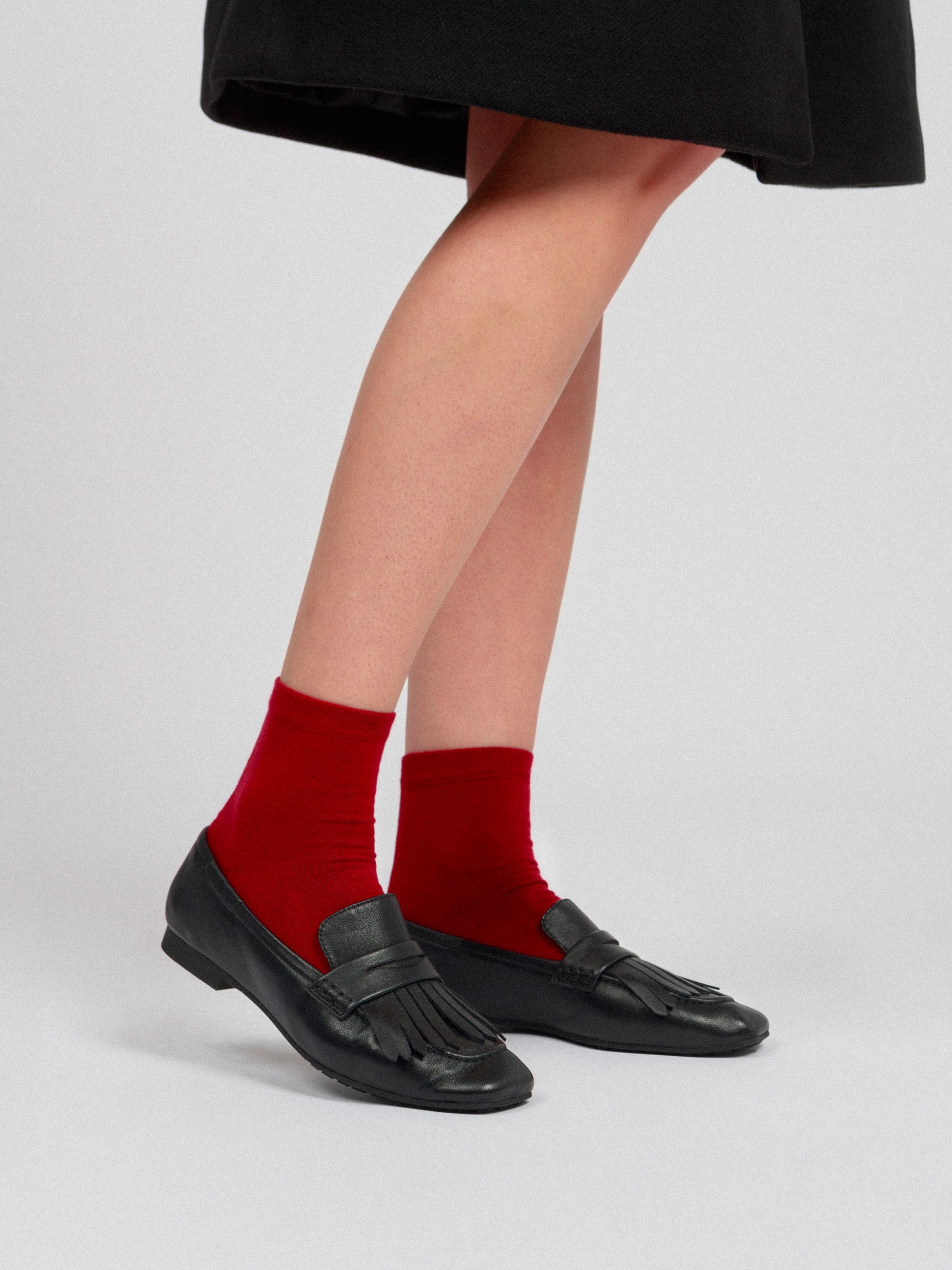 Socks Mocassini E Calzini Donna Gonna Lunga Mocassino Con Calzino