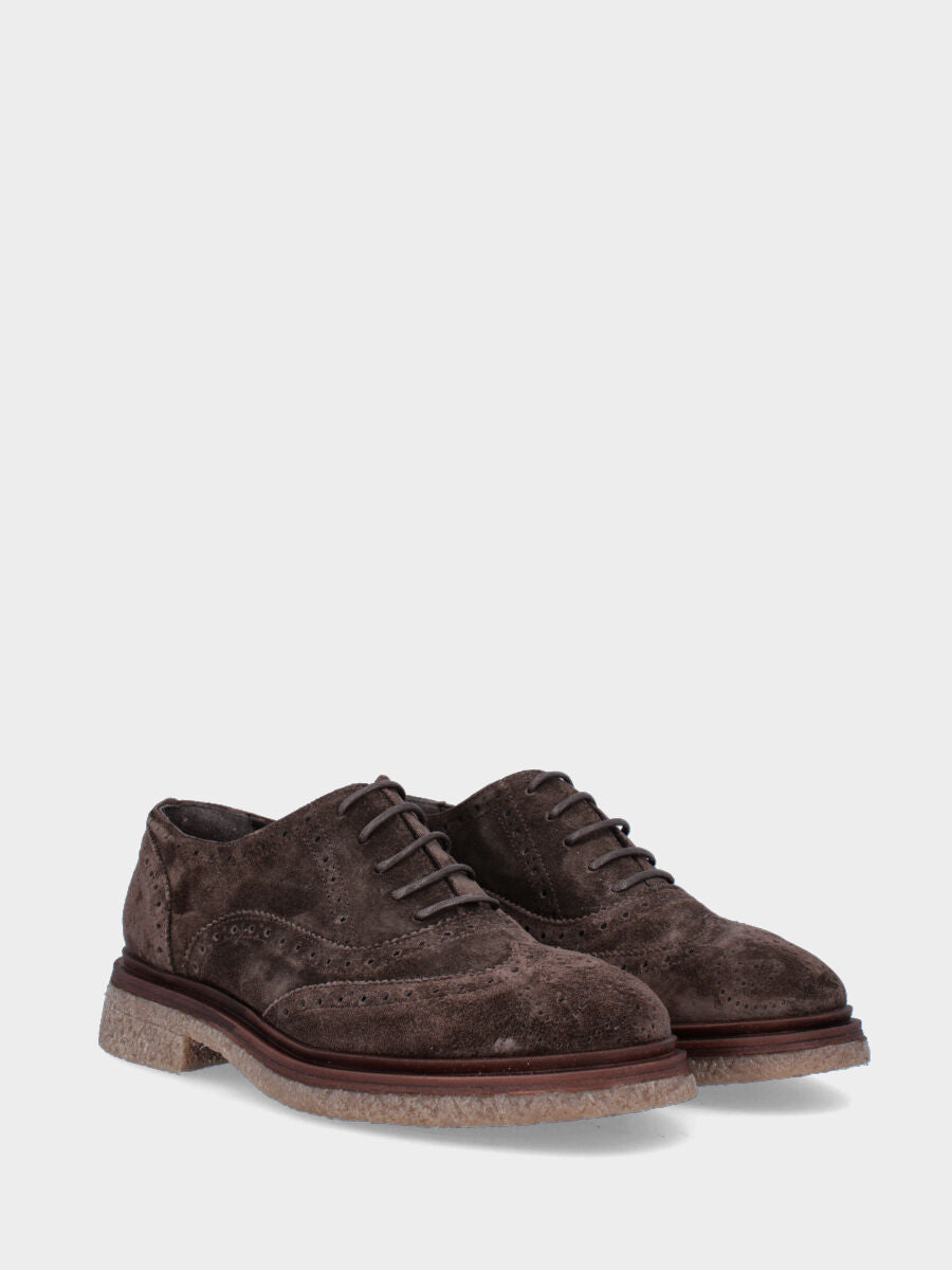 Sandalo monoblocco in vitello rosso con fascia ripiegata