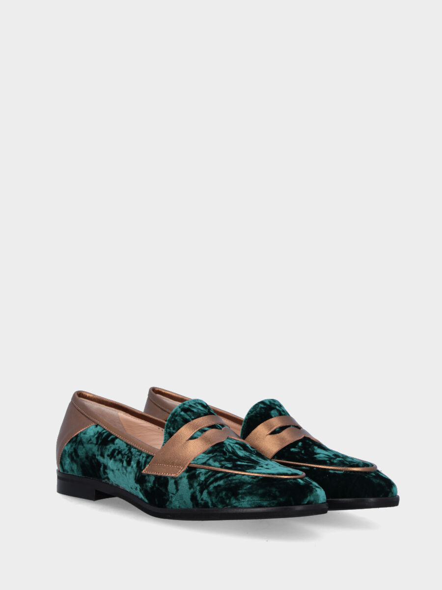 Sandalo monoblocco in vitello rosso con fascia ripiegata
