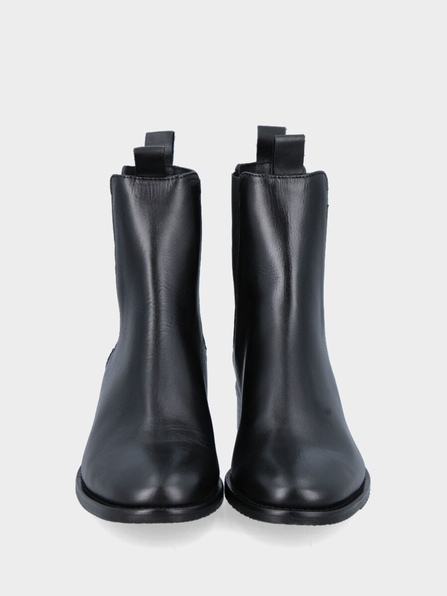 Beatles in vitello nero con bande elasticizzate laterali