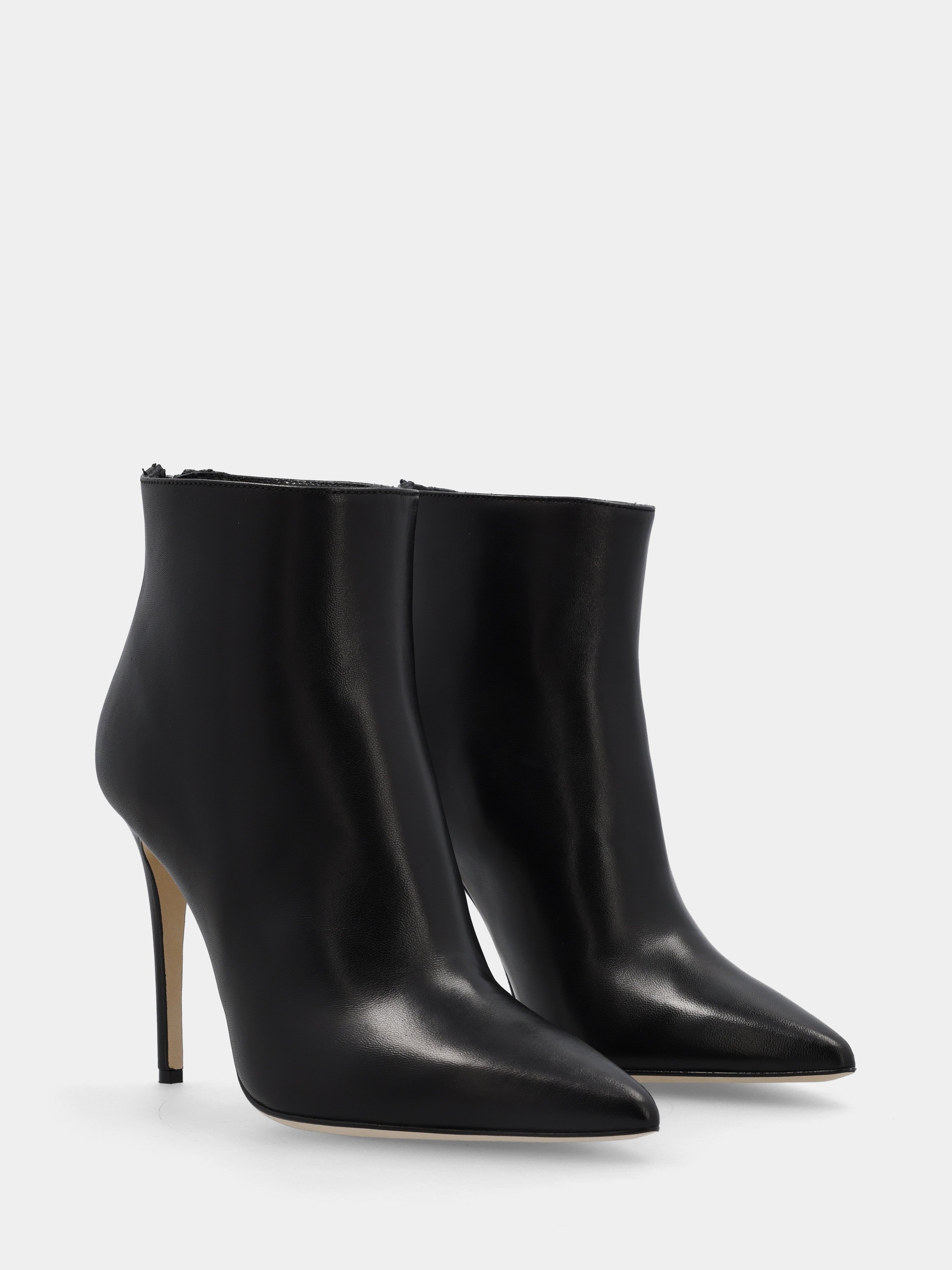 Sandalo monoblocco in vitello rosso con fascia ripiegata