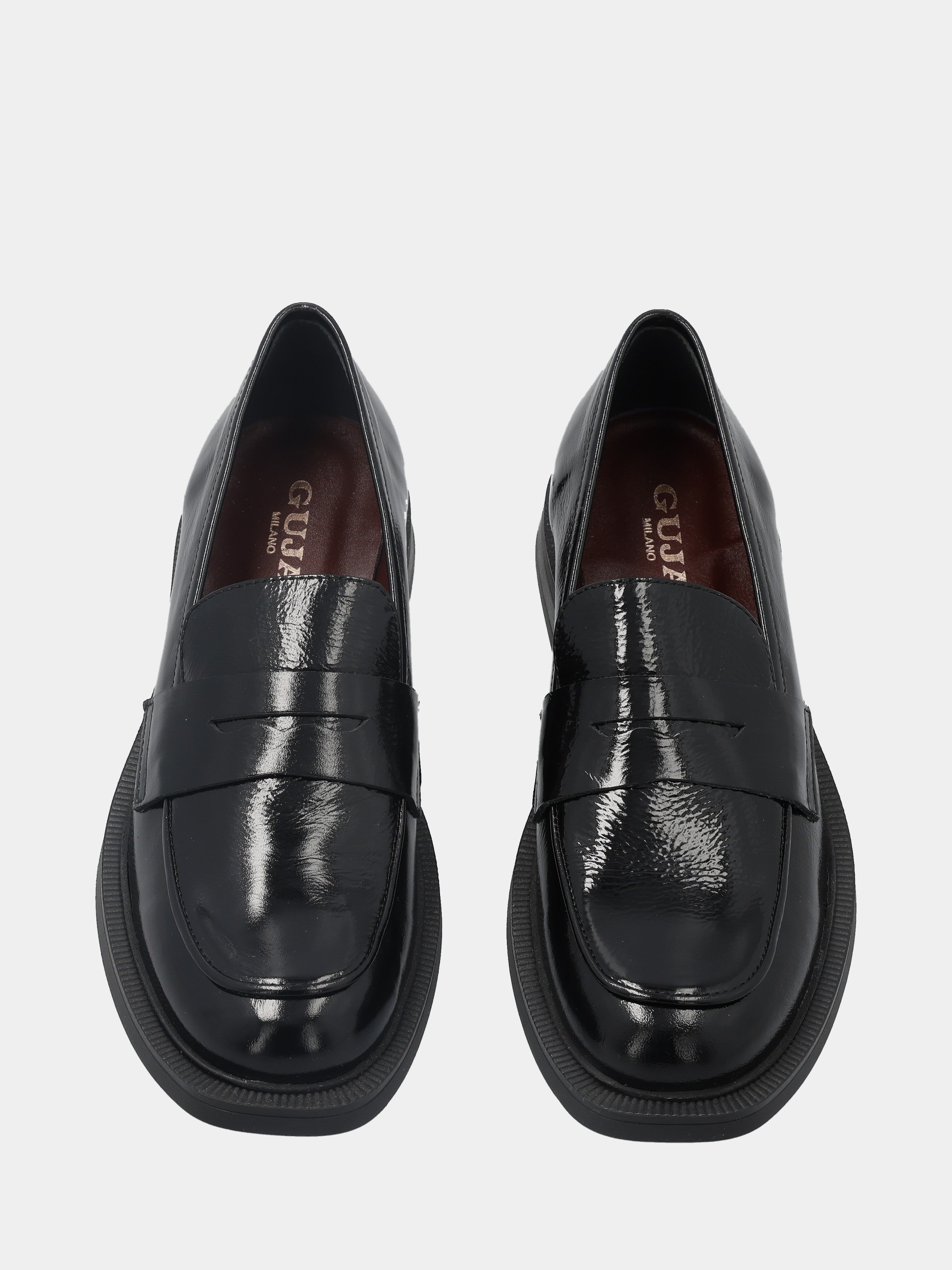 Sandalo monoblocco in vitello rosso con fascia ripiegata