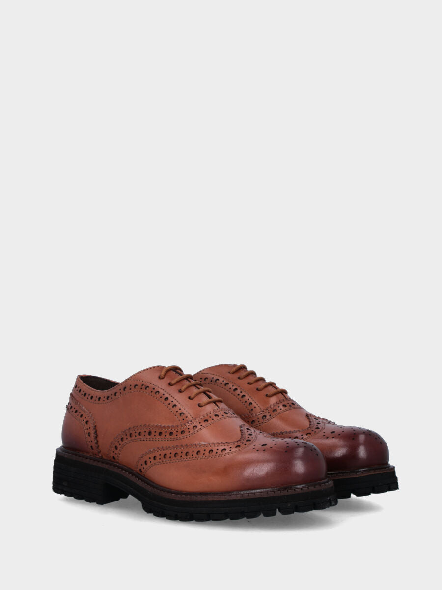 Sandalo monoblocco in vitello rosso con fascia ripiegata
