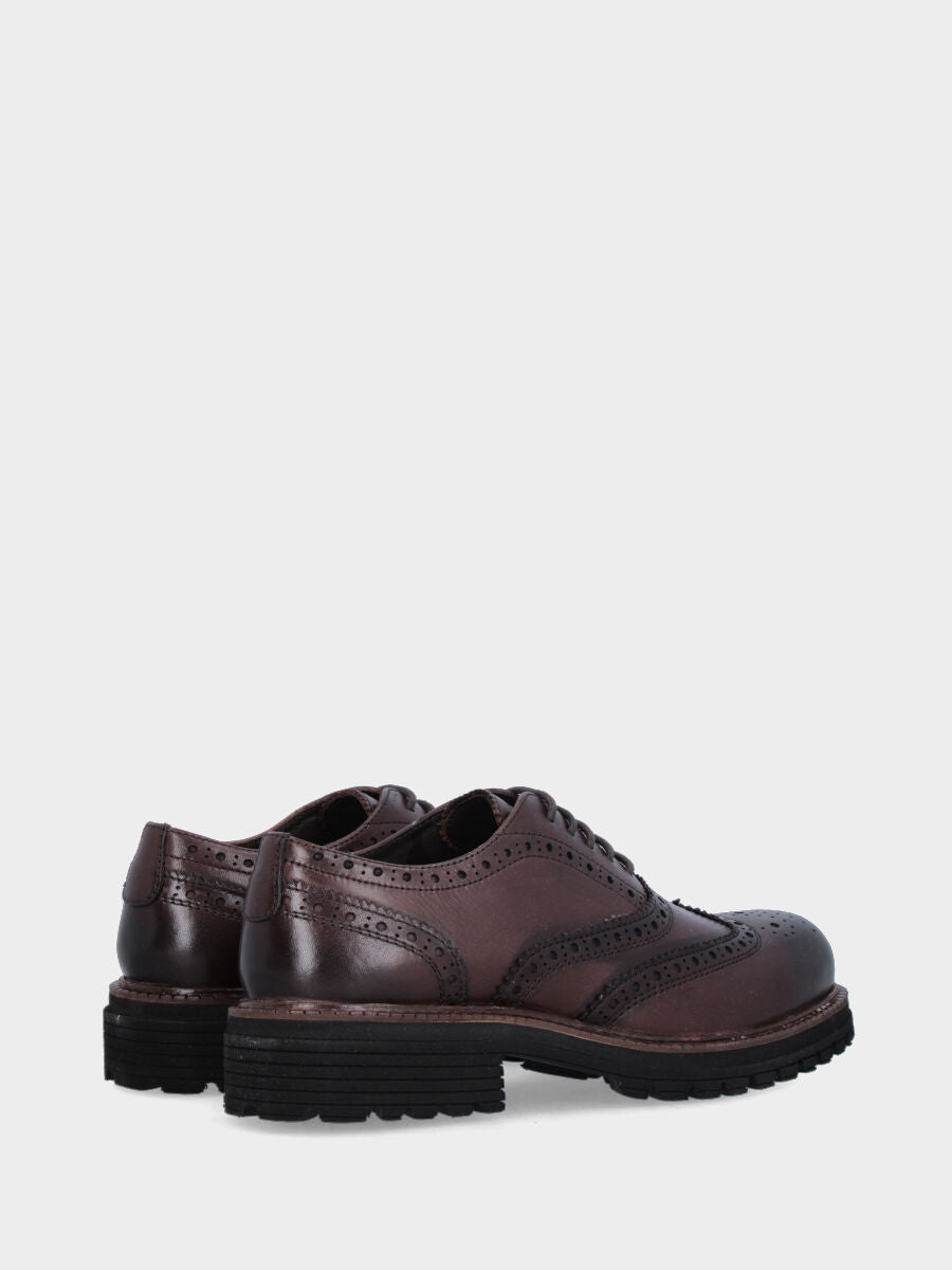 Sandalo monoblocco in vitello rosso con fascia ripiegata