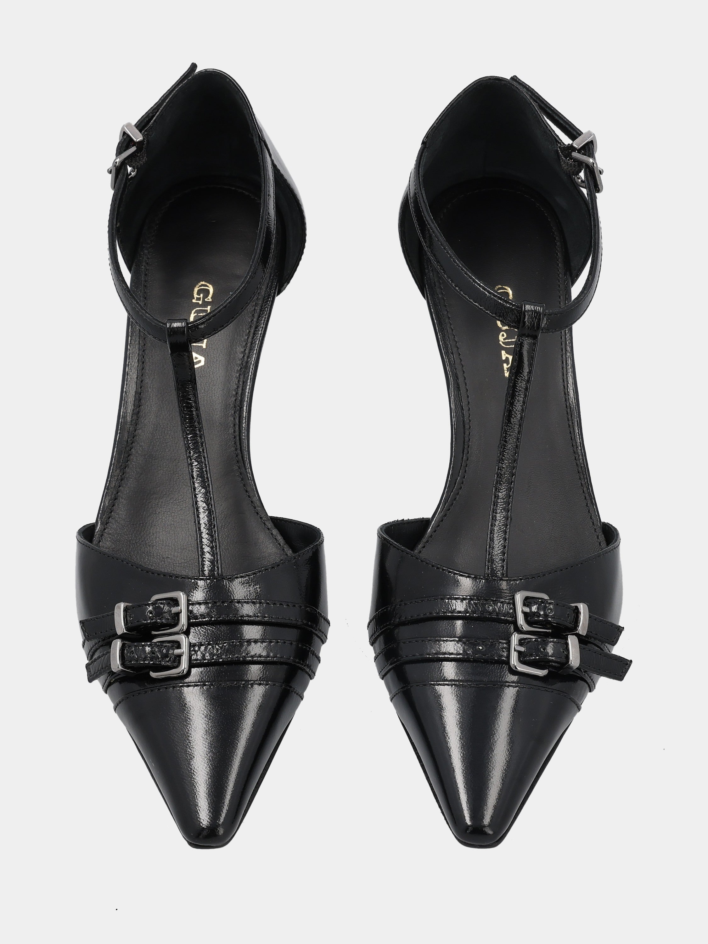 Sandalo monoblocco in vitello rosso con fascia ripiegata