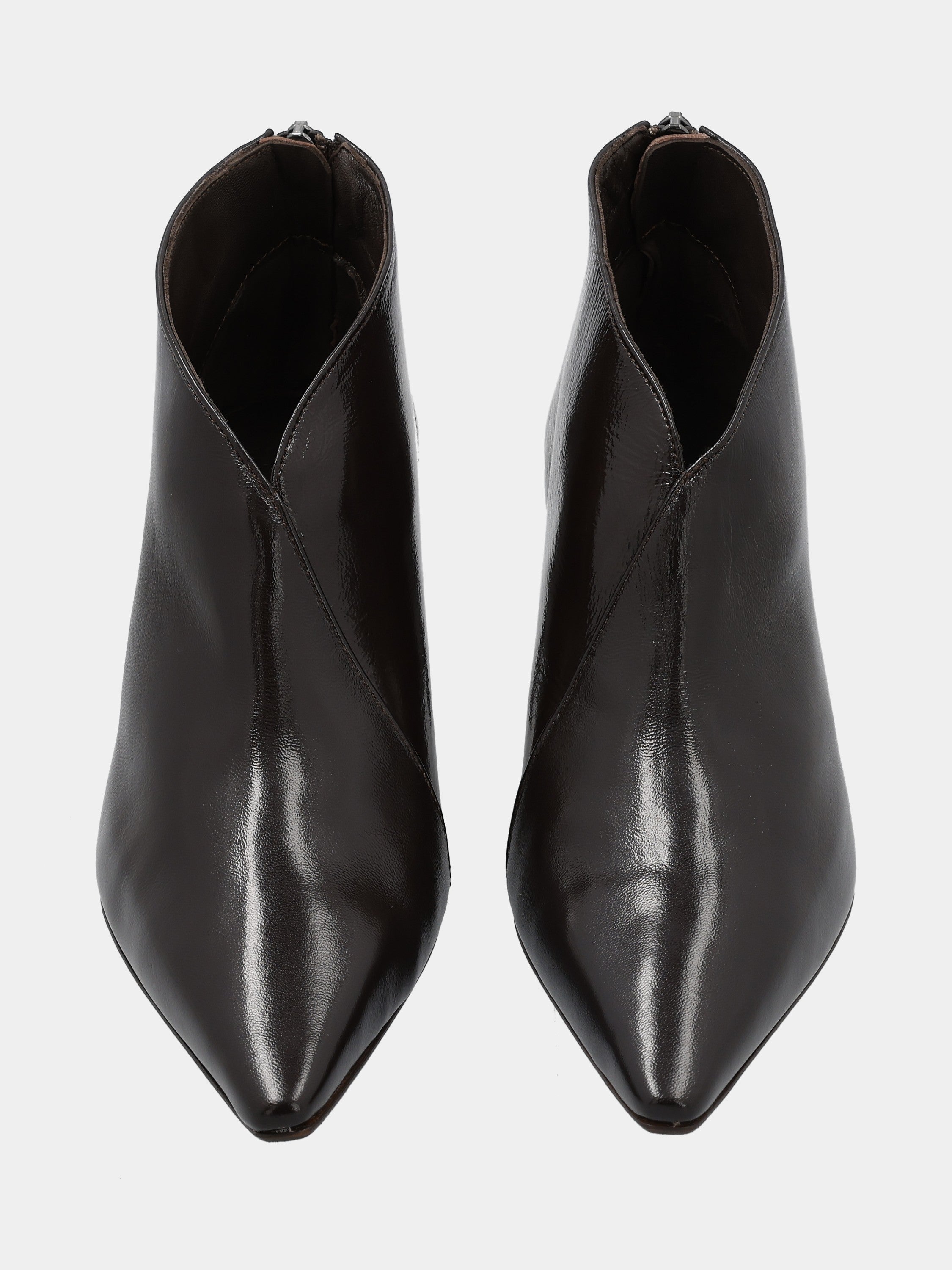 Sandalo monoblocco in vitello rosso con fascia ripiegata