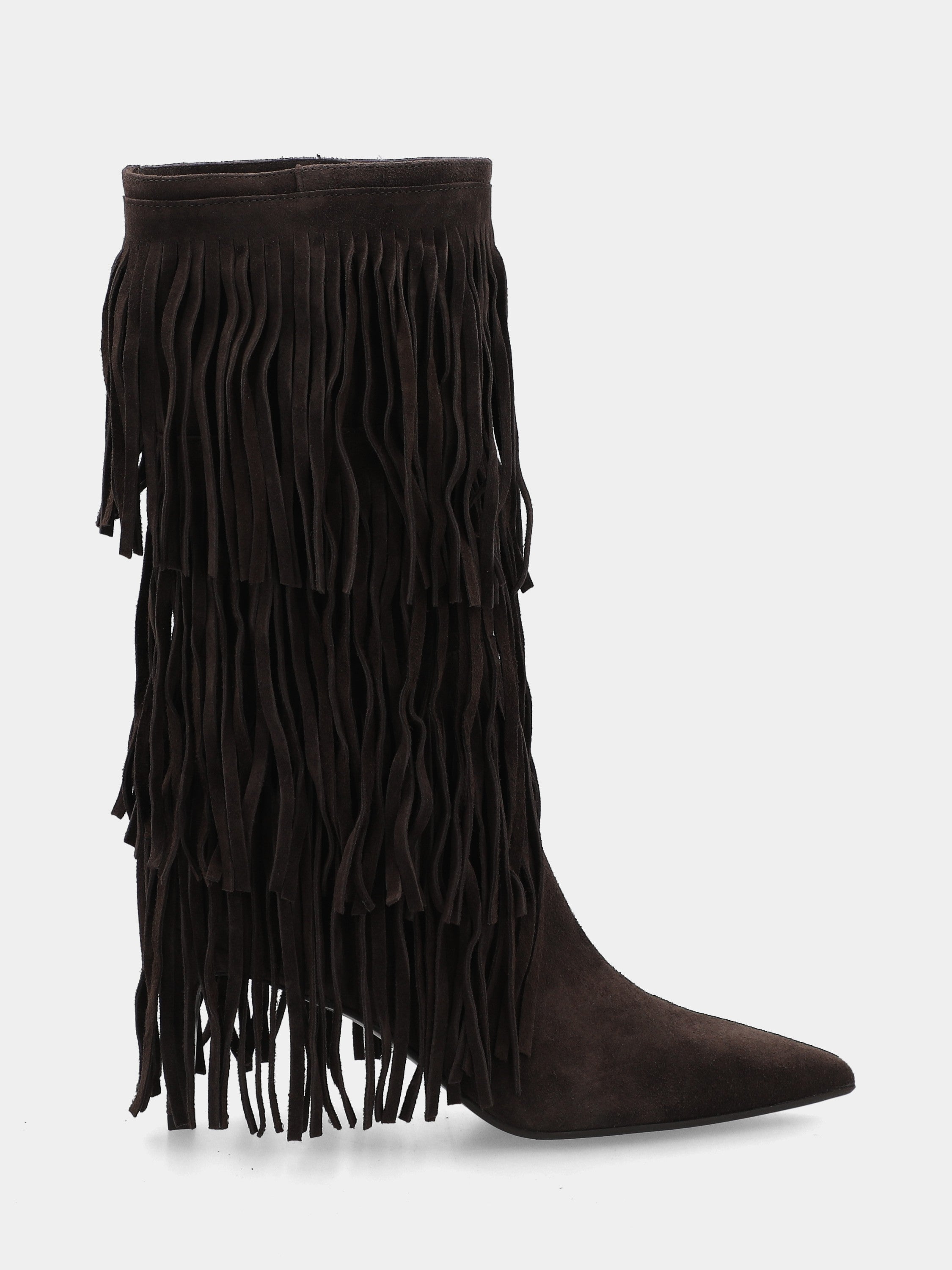 Sandalo monoblocco in vitello rosso con fascia ripiegata