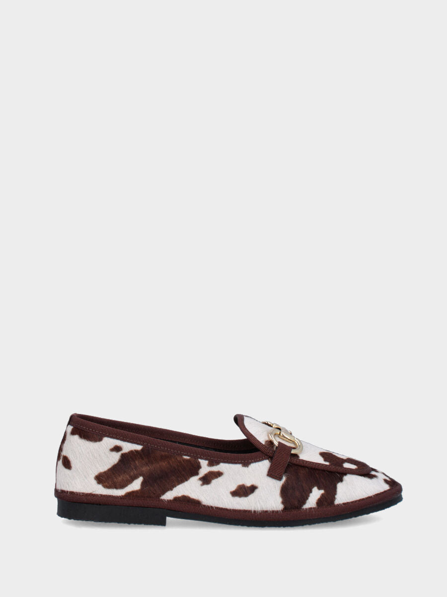 Mocassino su forma friulana in cavallino muccato flat