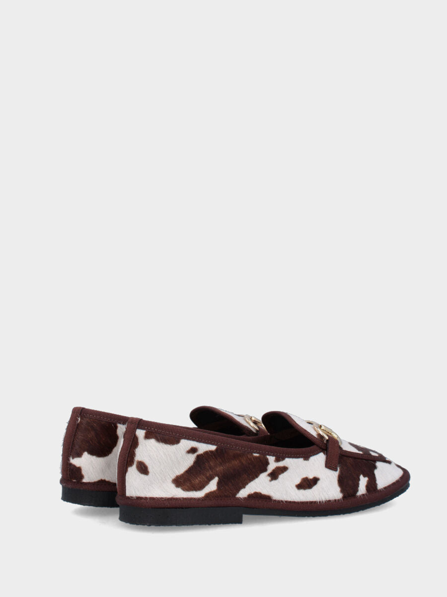 Mocassino su forma friulana in cavallino muccato flat