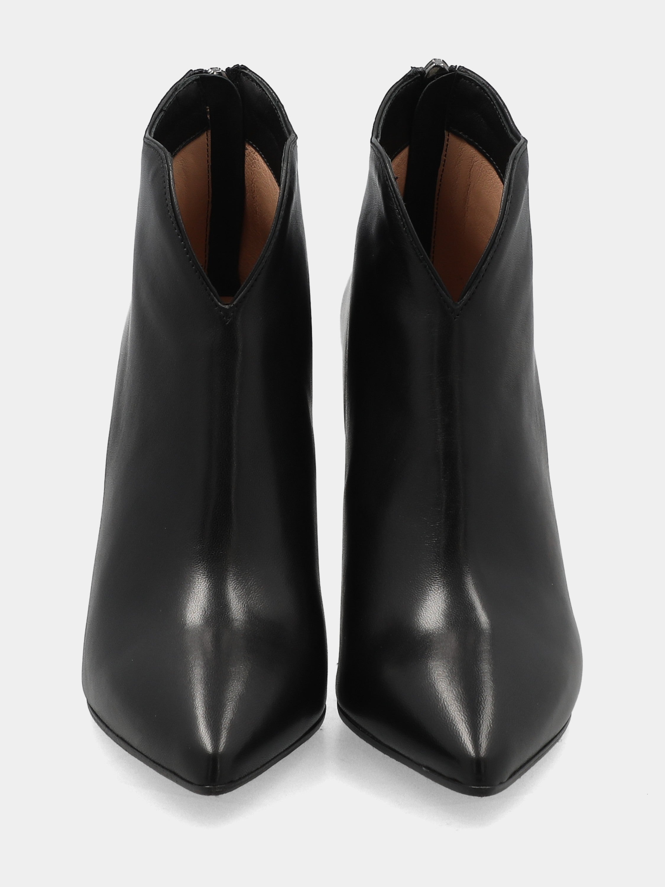 Sandalo monoblocco in vitello rosso con fascia ripiegata