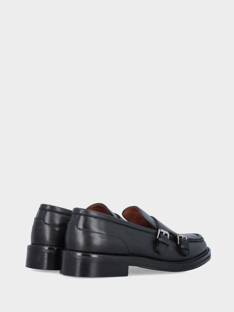 Sandalo monoblocco in vitello rosso con fascia ripiegata