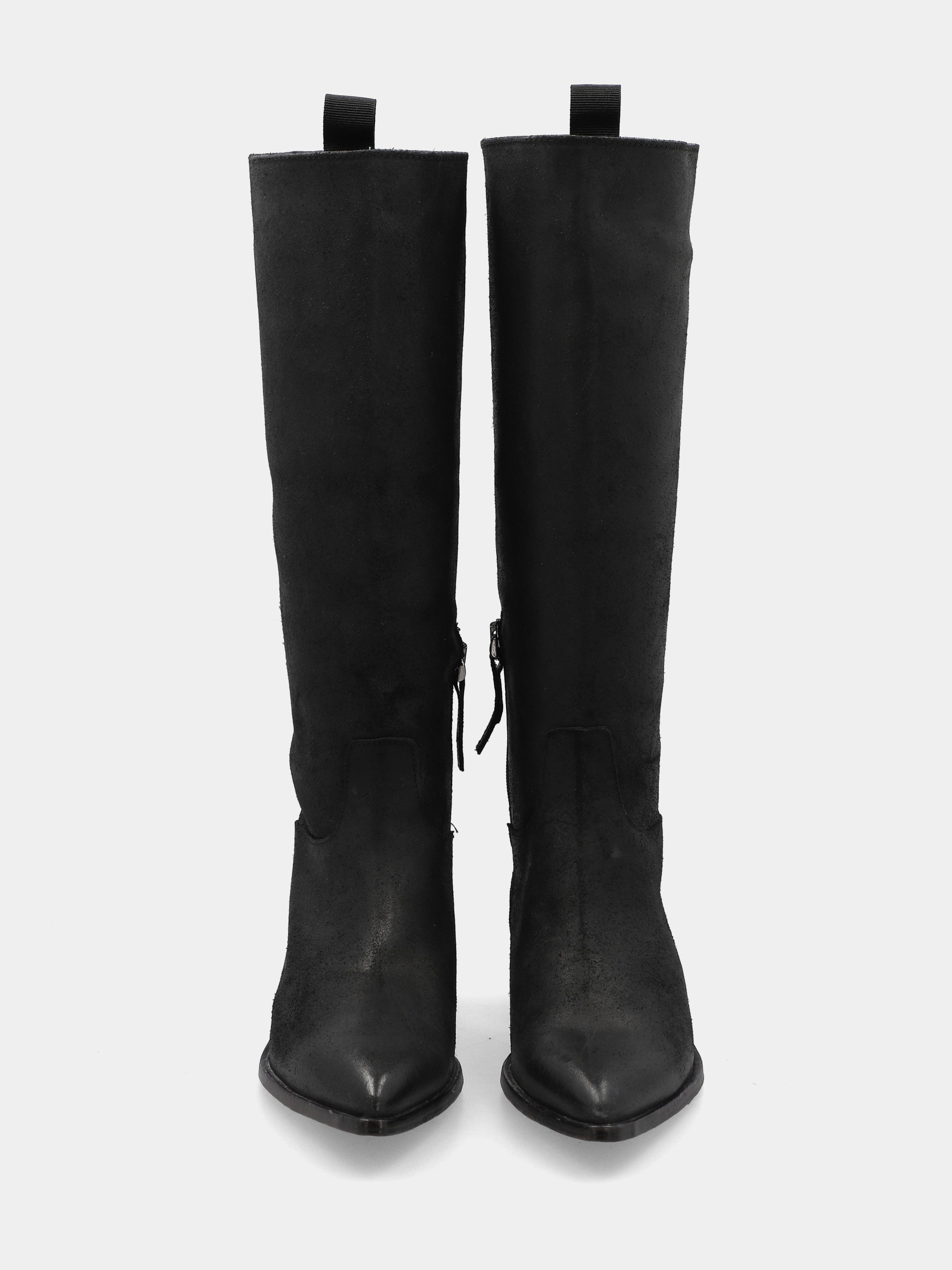 Sandalo monoblocco in vitello rosso con fascia ripiegata