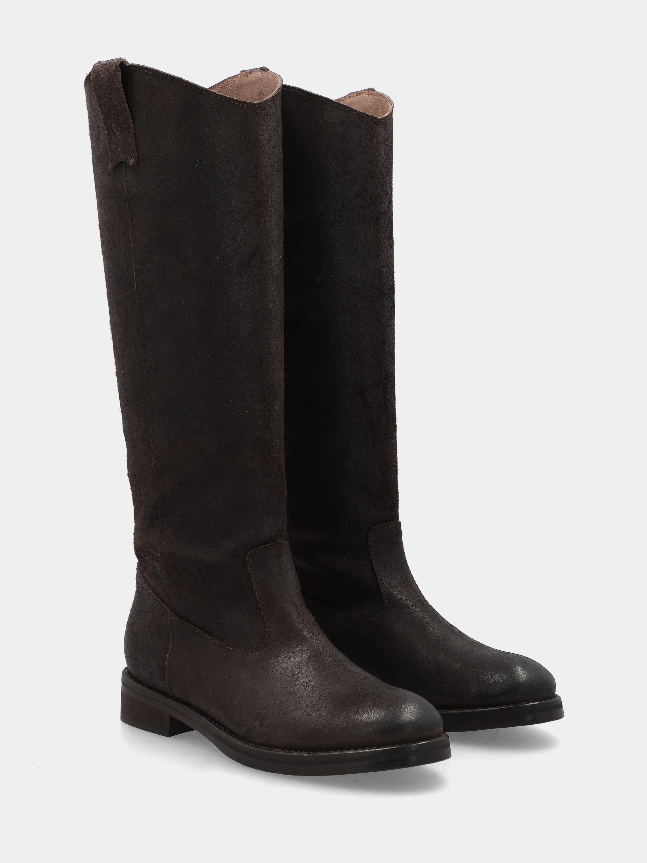 Sandalo monoblocco in vitello rosso con fascia ripiegata