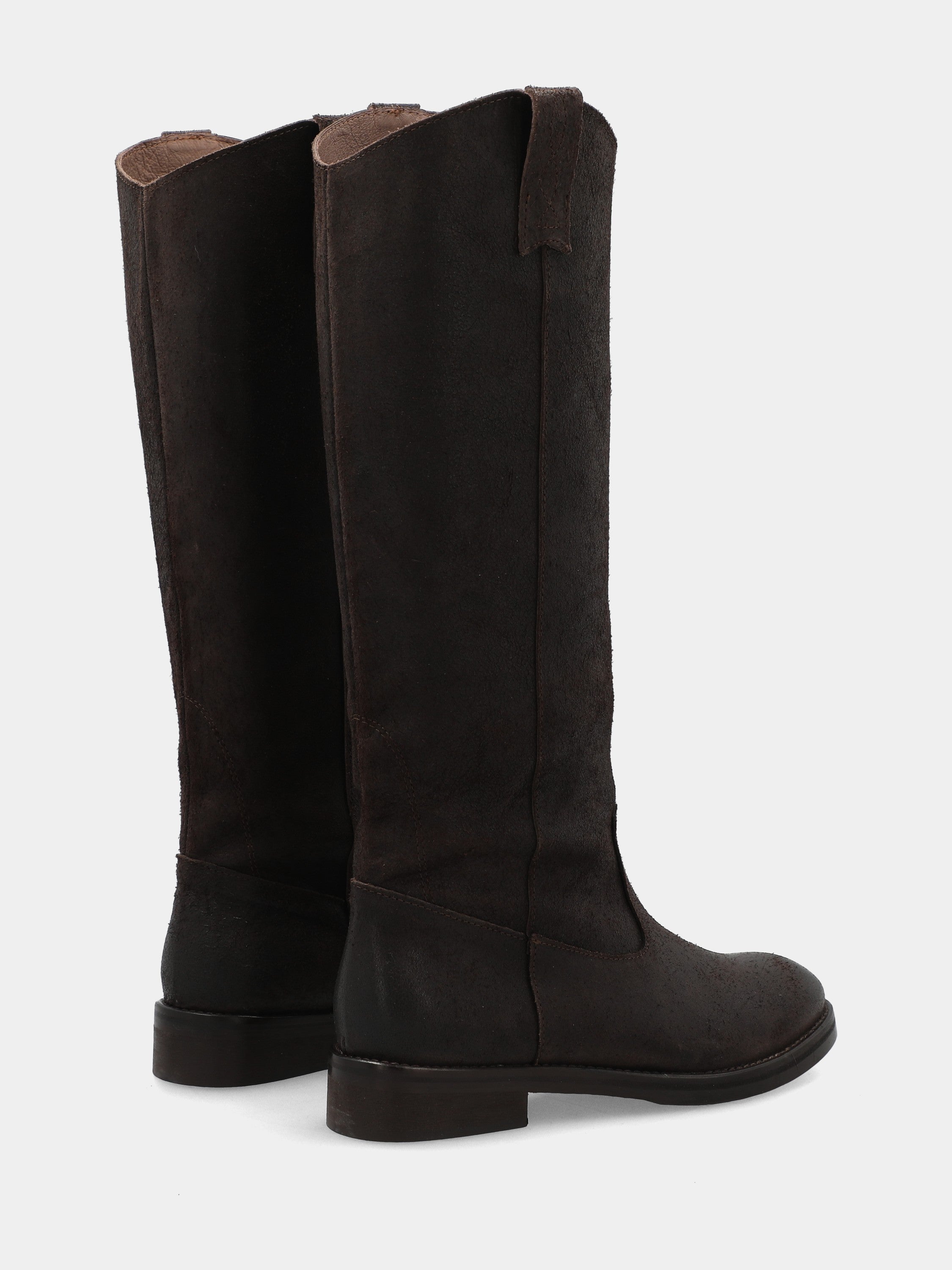 Sandalo monoblocco in vitello rosso con fascia ripiegata