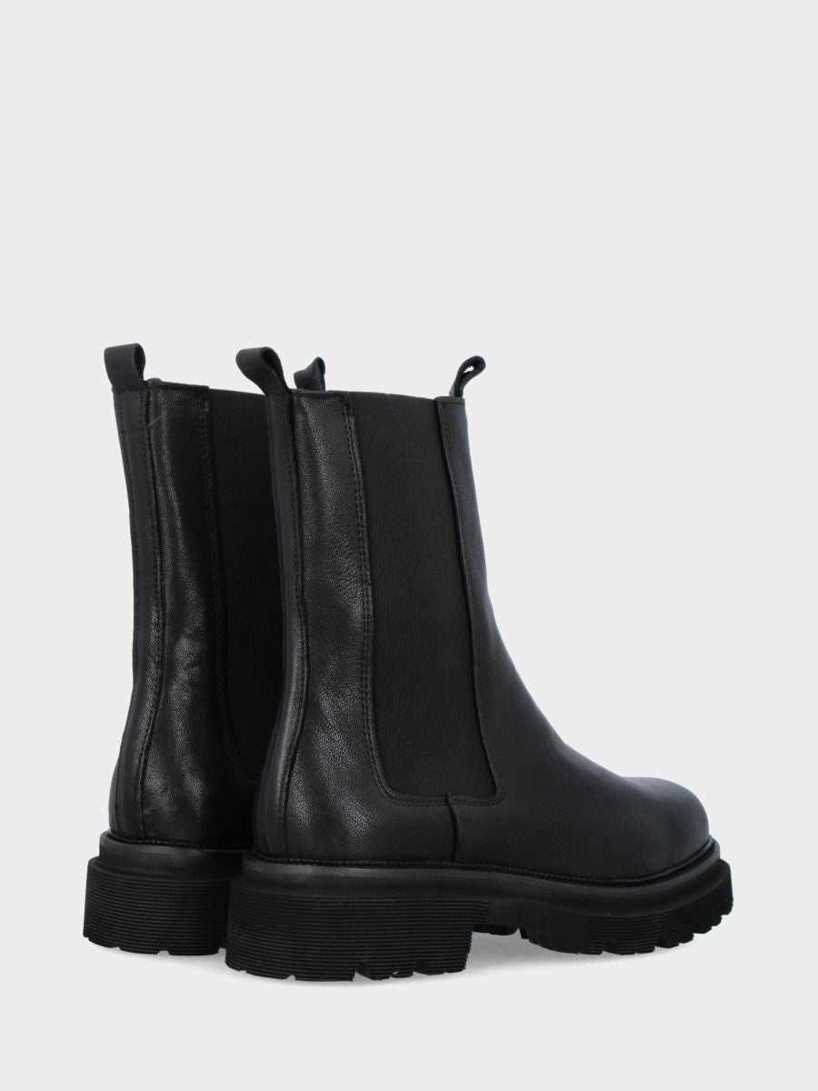 Beatles combat in vitello nero con monoblocco extra light