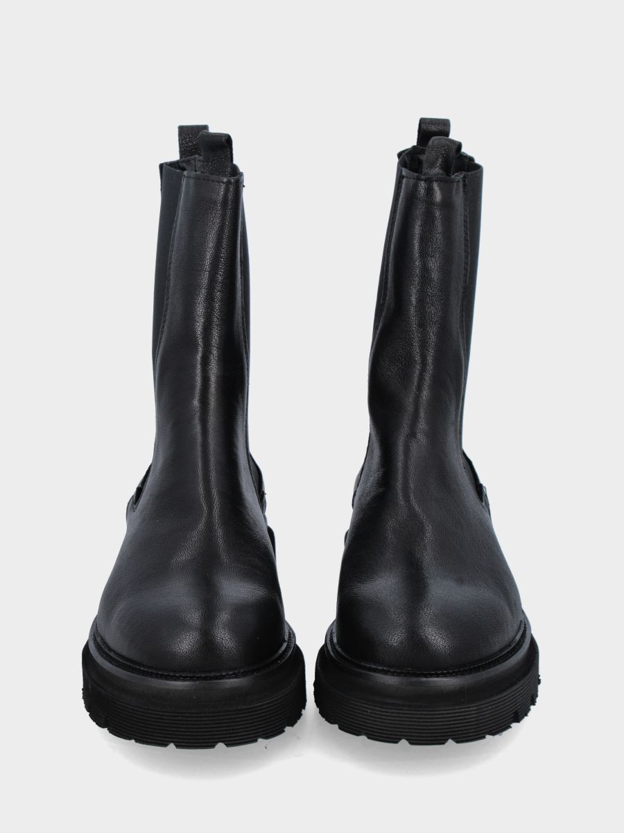 Beatles combat in vitello nero con monoblocco extra light