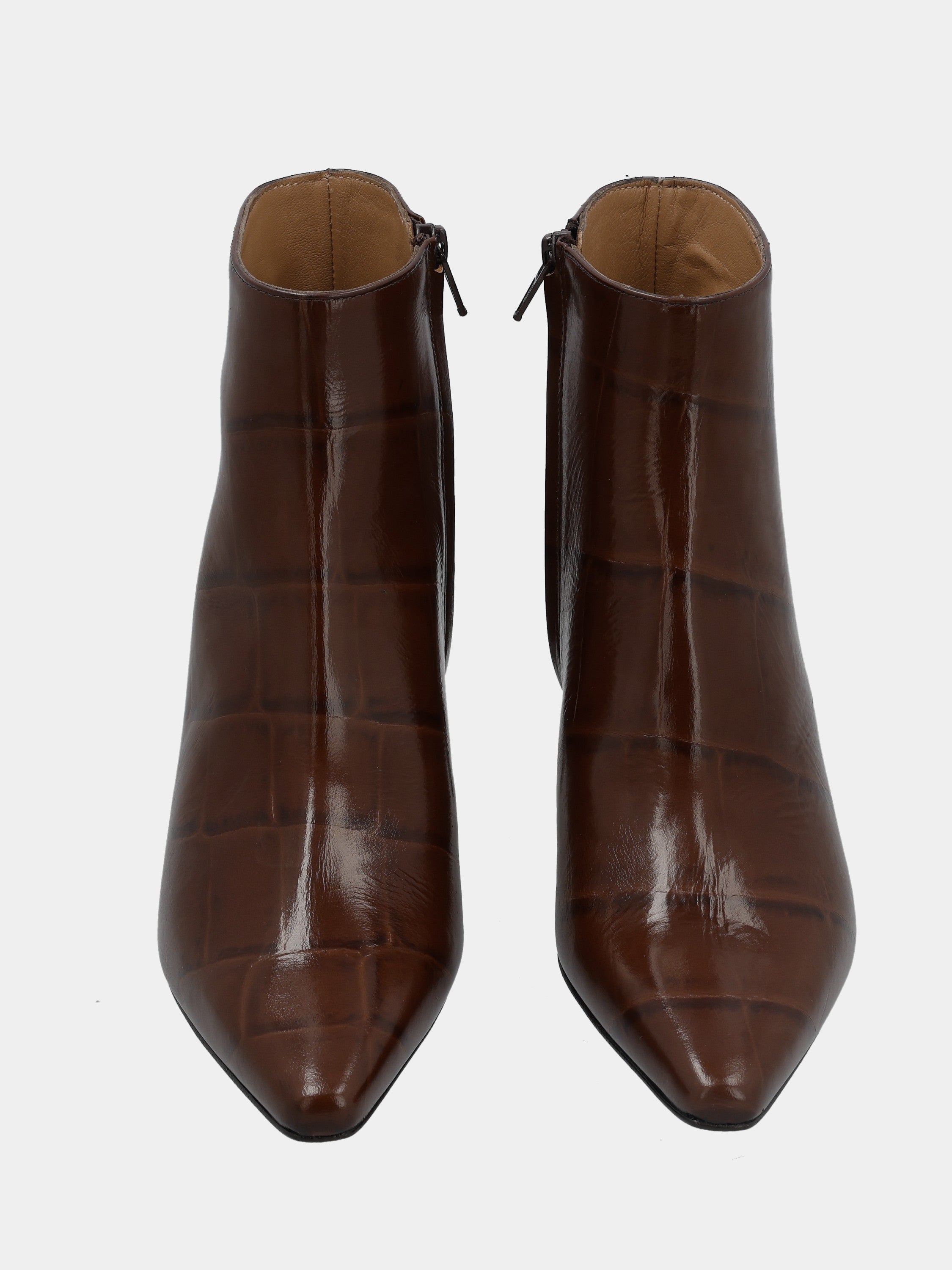 Sandalo monoblocco in vitello rosso con fascia ripiegata