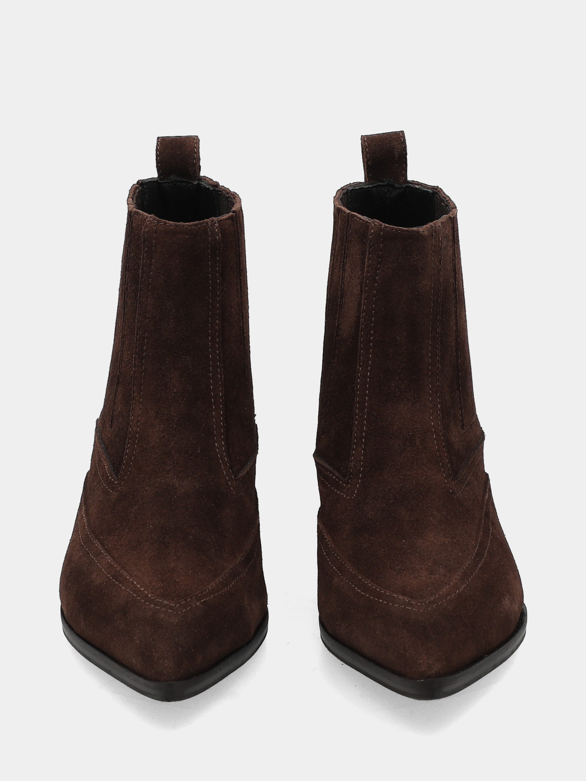 Sandalo monoblocco in vitello rosso con fascia ripiegata