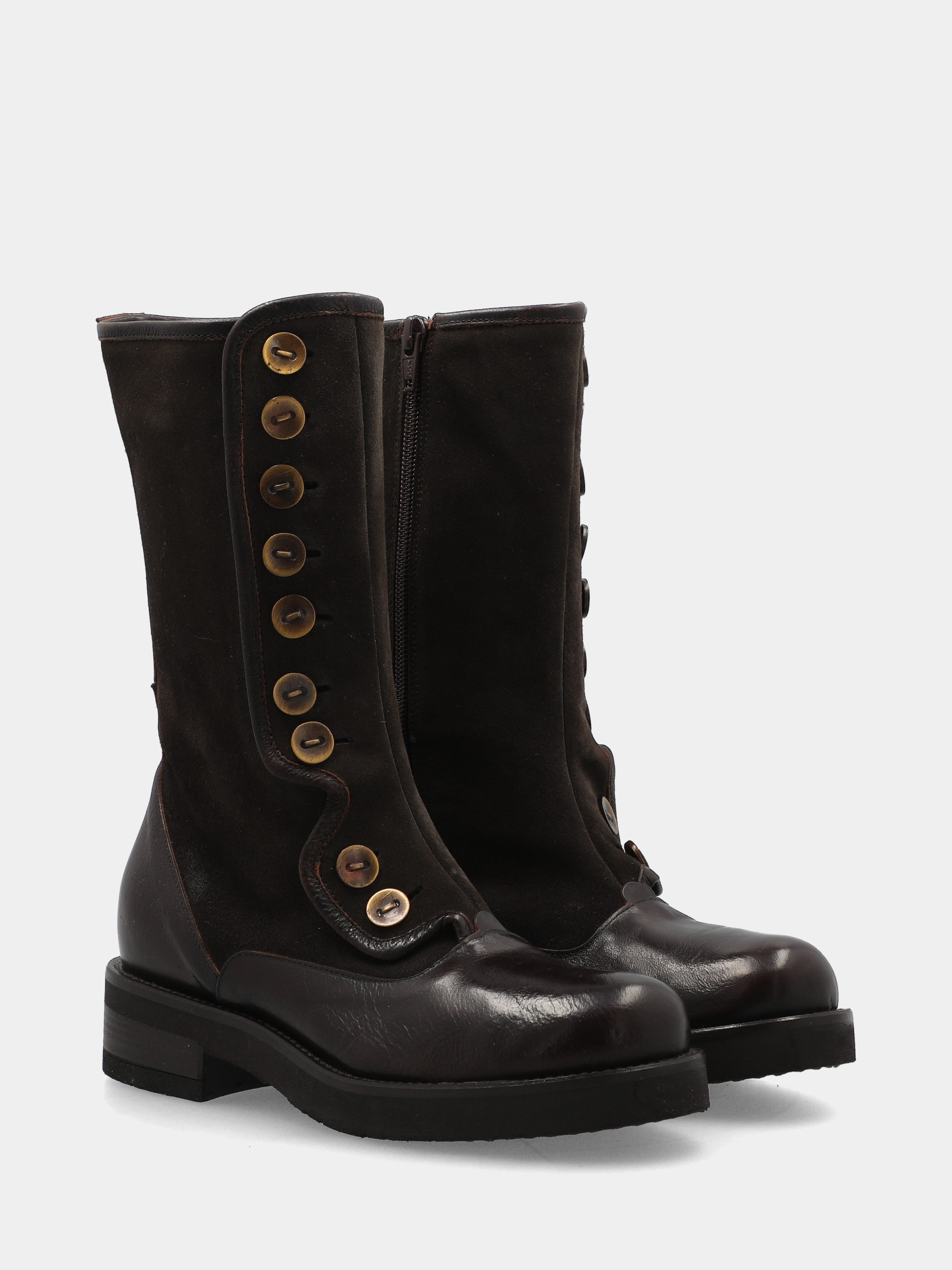 Sandalo monoblocco in vitello rosso con fascia ripiegata