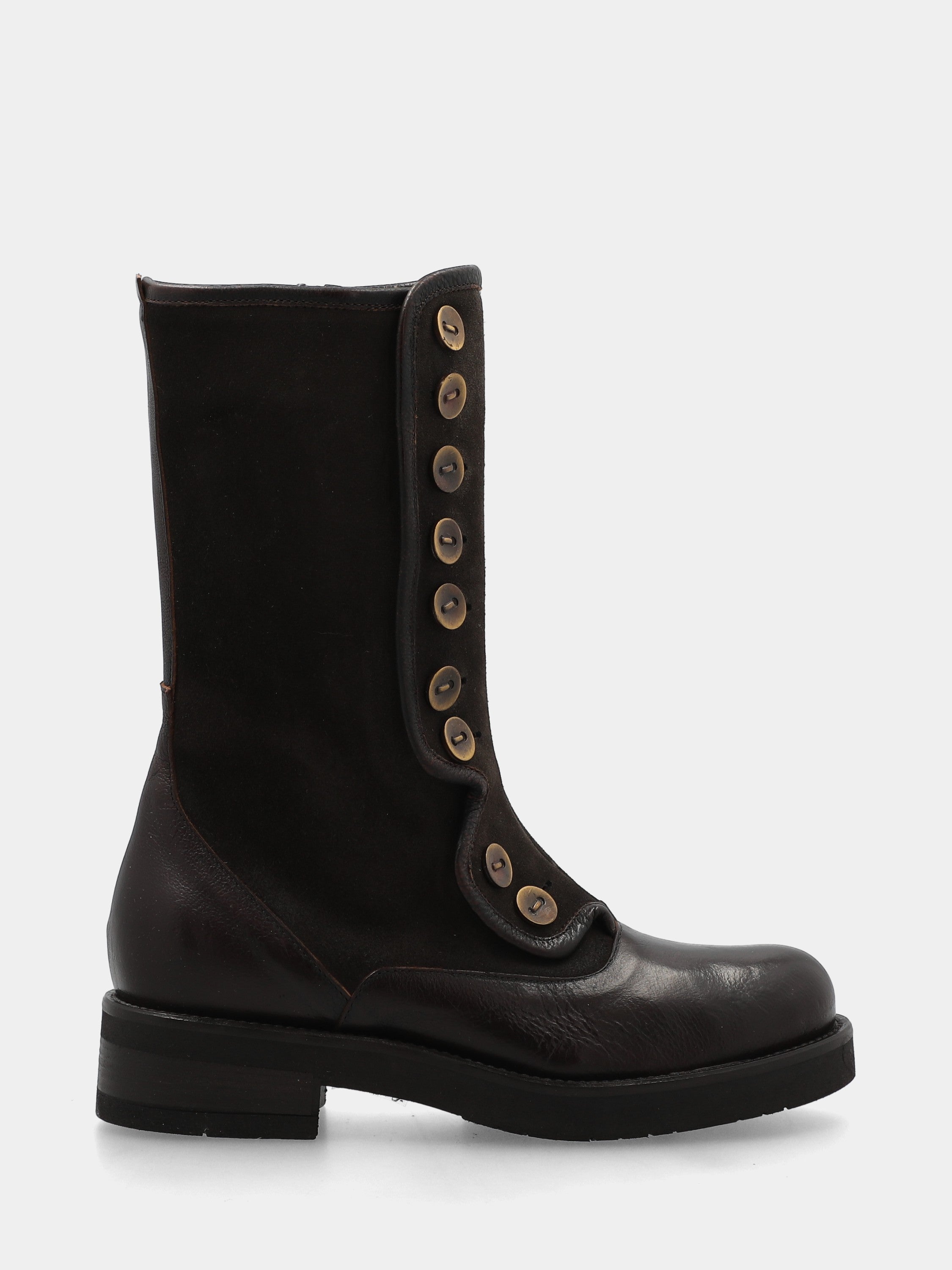 Sandalo monoblocco in vitello rosso con fascia ripiegata